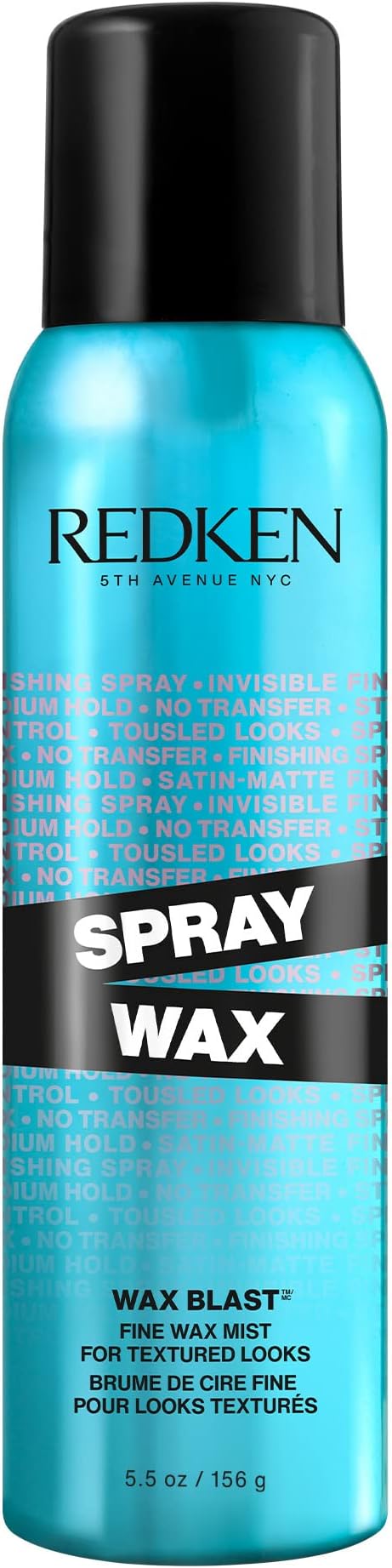 Redken Spray Wax Invisible Texture Mist | For All Hair Types | High Impact Finishing Spray-Wax | Adds Volumizing Body & Dimension With A Satin-Matte Finish | Medium Control | 5.5 Oz
