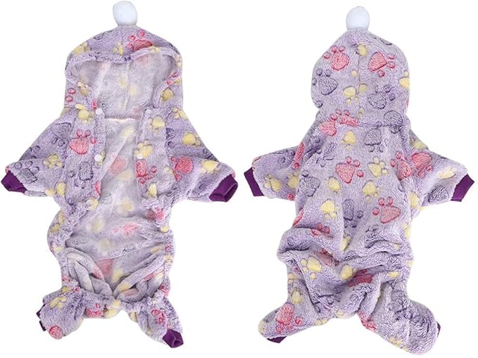 Ropa para Perros Pequeños, Sudadera de Franela Cálida con Cierre miniatura 6