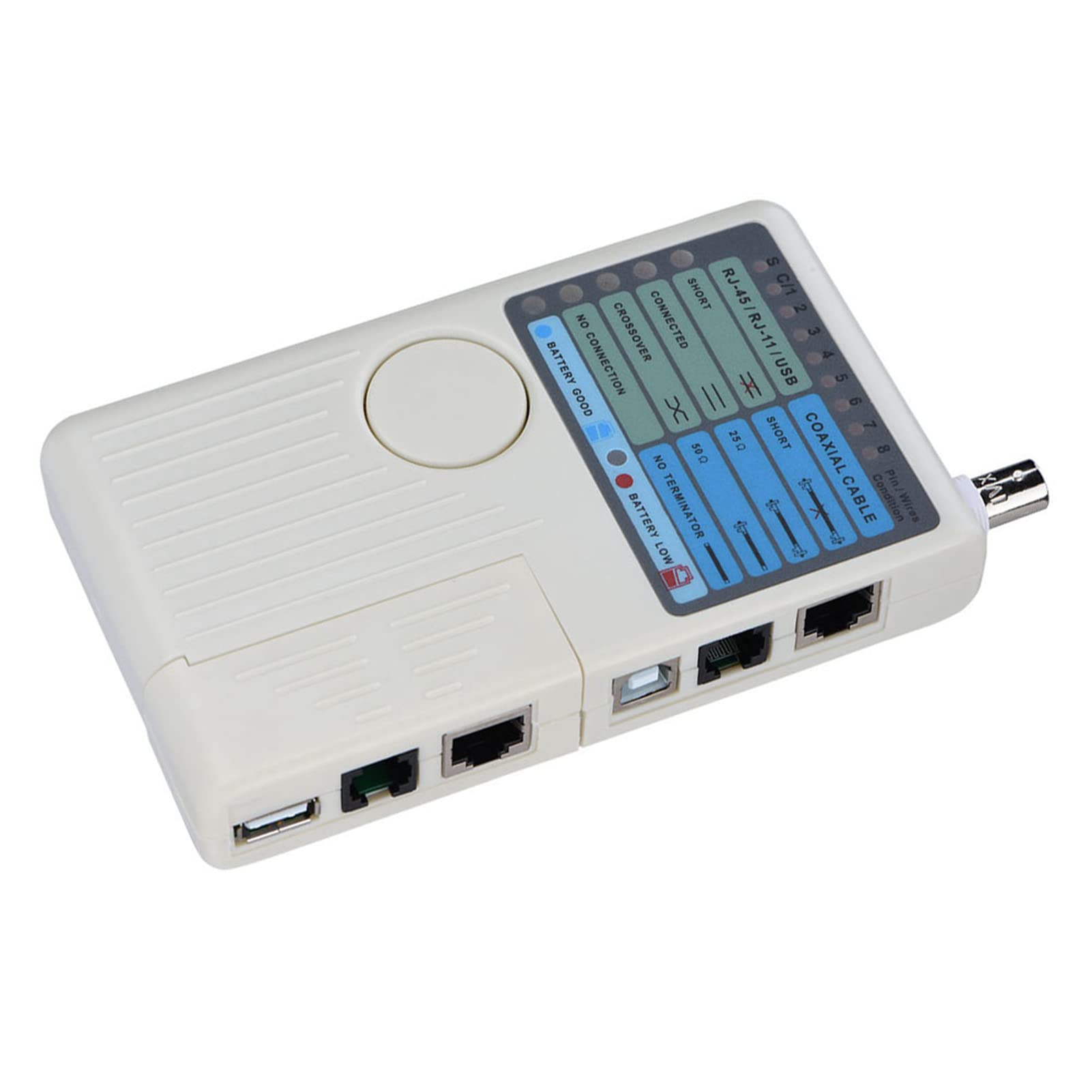 ネットワークケーブルテスター Amazon | Sanpyl ネットワークケーブルテスター メーター RJ45