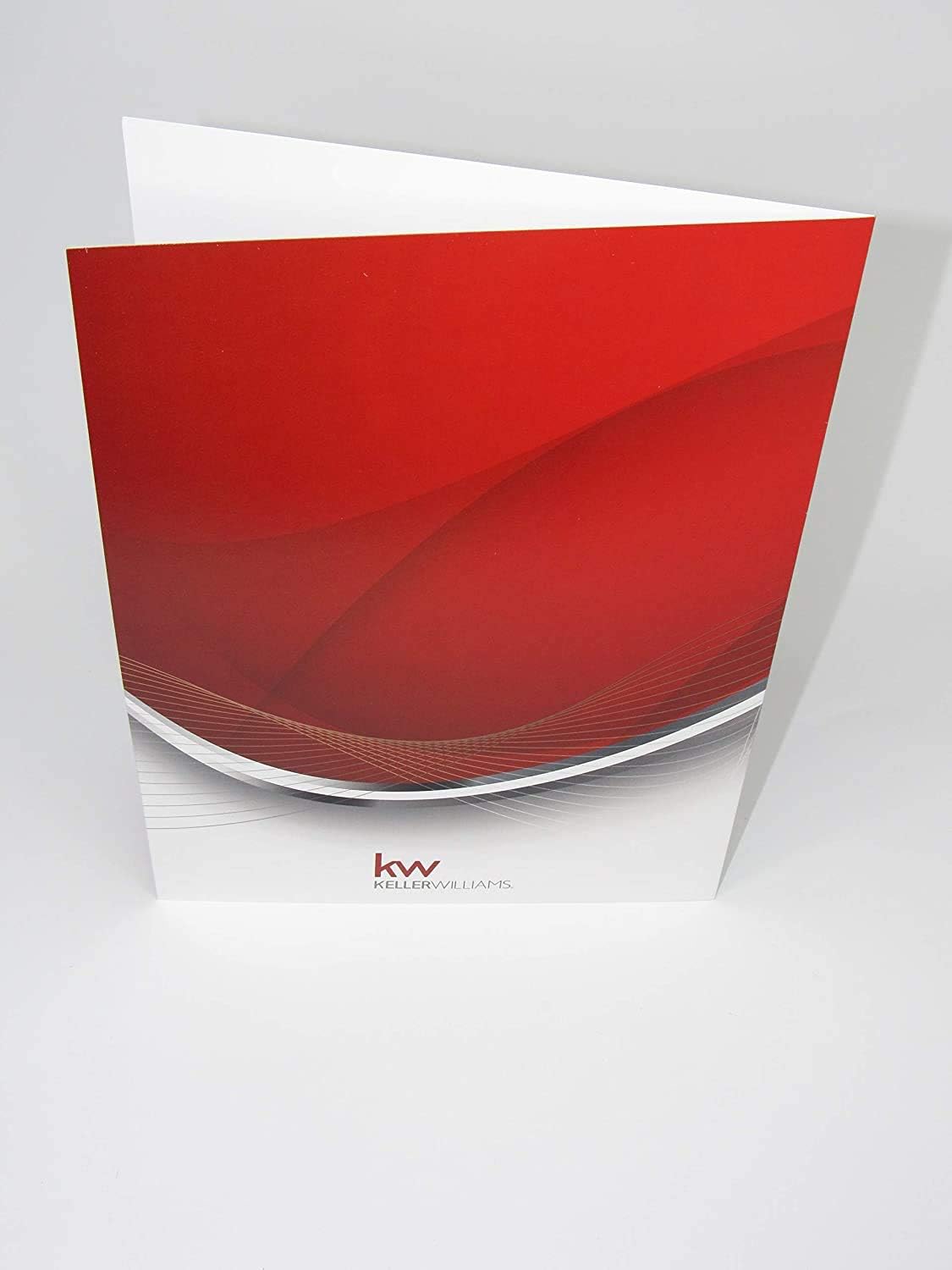 Keller Williams Folders "Solid" 50 Pack (Silver on Red 100 Pack)