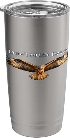 Red-Tailed Hawk tumbler
