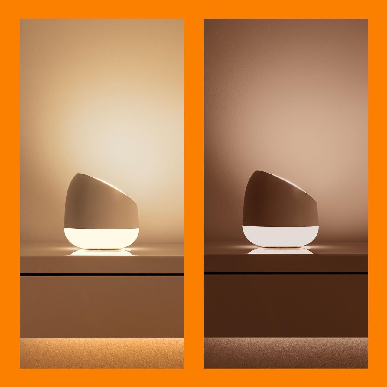 WiZ lampe à poser portable Wi-Fi couleur SQUIRE Wi-Fi 2200-6500K, Blanche, fonctionne avec Alexa, Google Assistant et Apple HomeKit