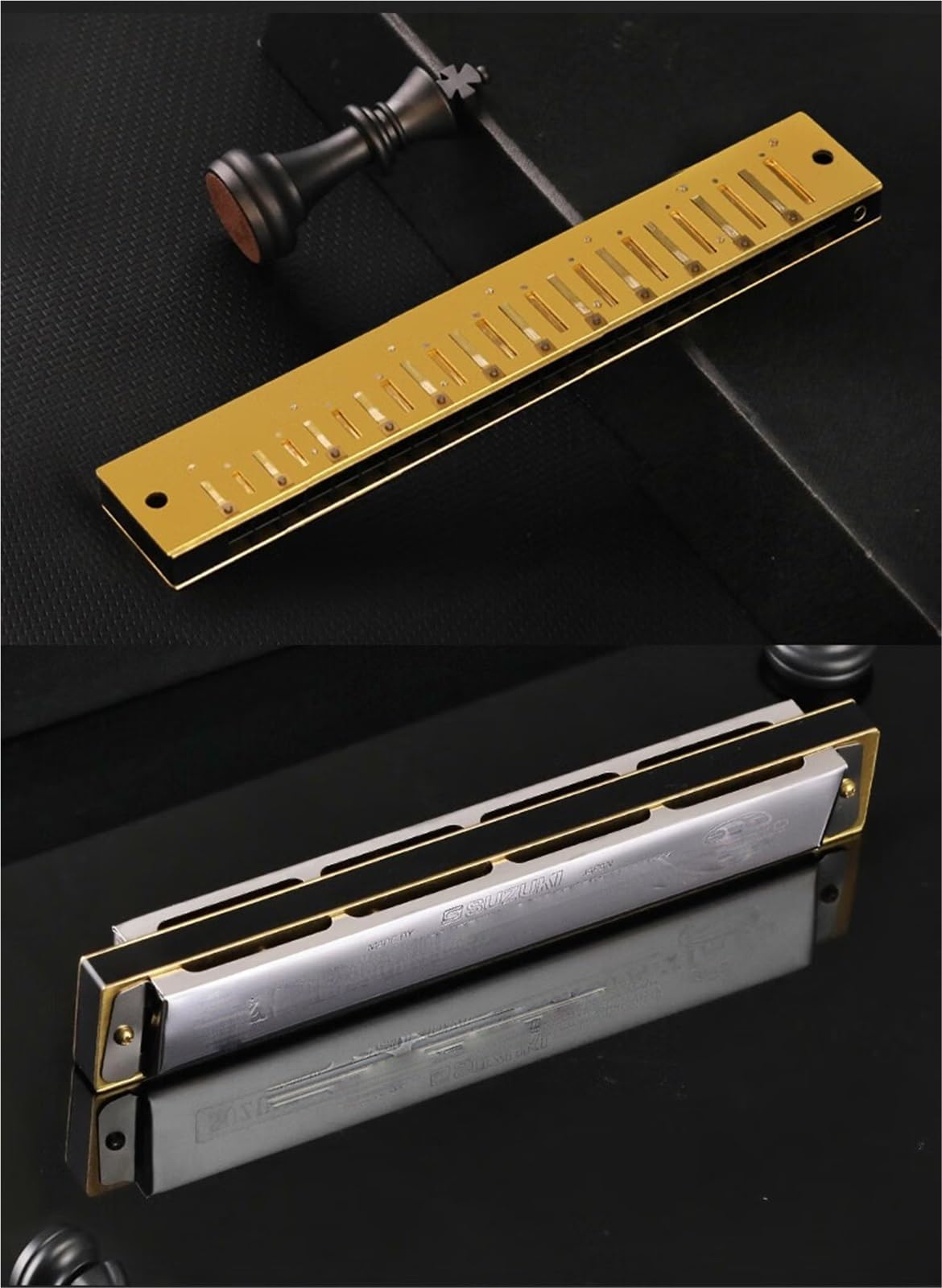 Professional Harmonica Harmonica Diatonique 24 Trous En Do Majeur Instrument Professionnel Pour Adultes