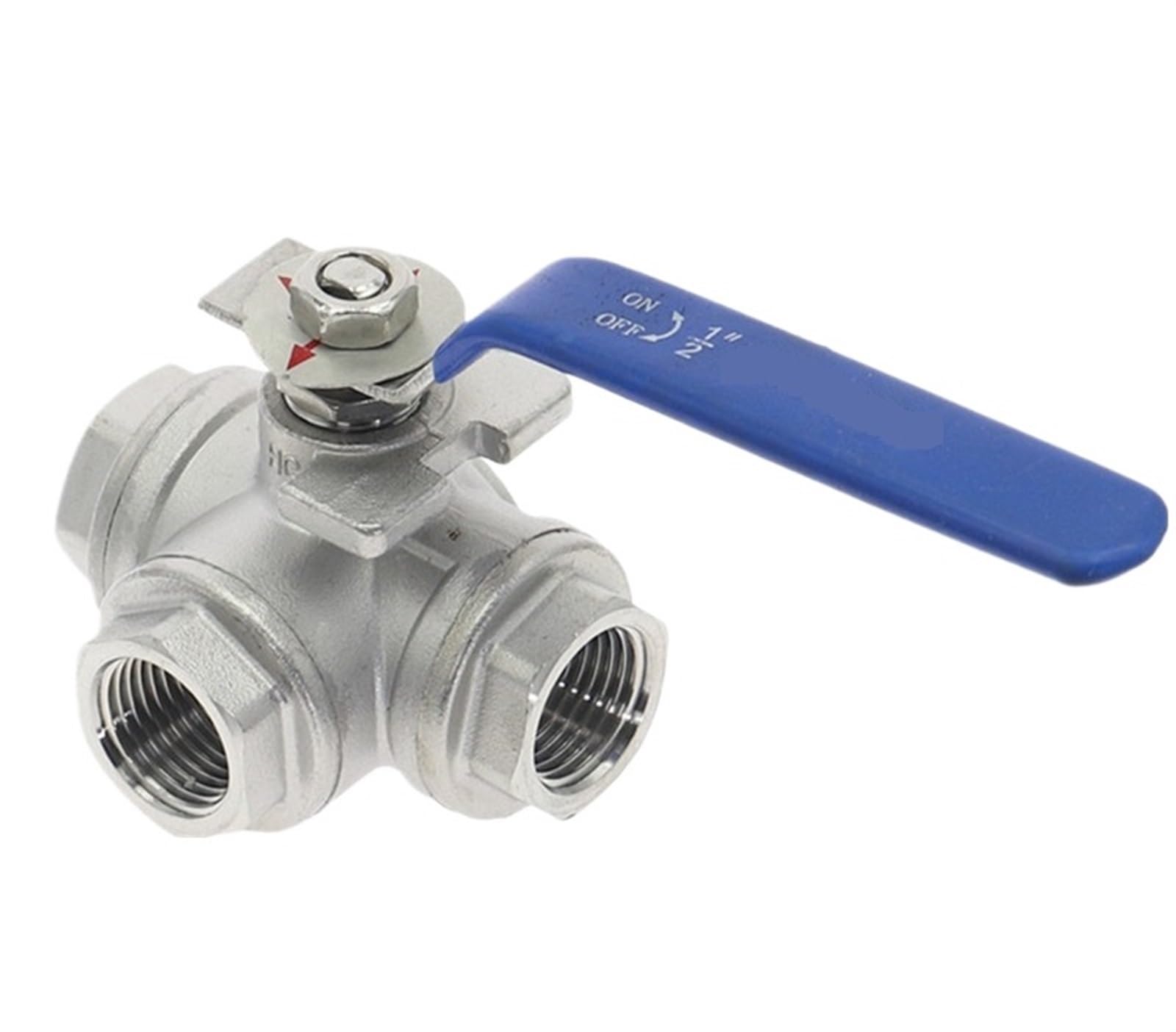 Robinet 3 voies inox DN20 type L pour stopper les fuites et pannes de vanne