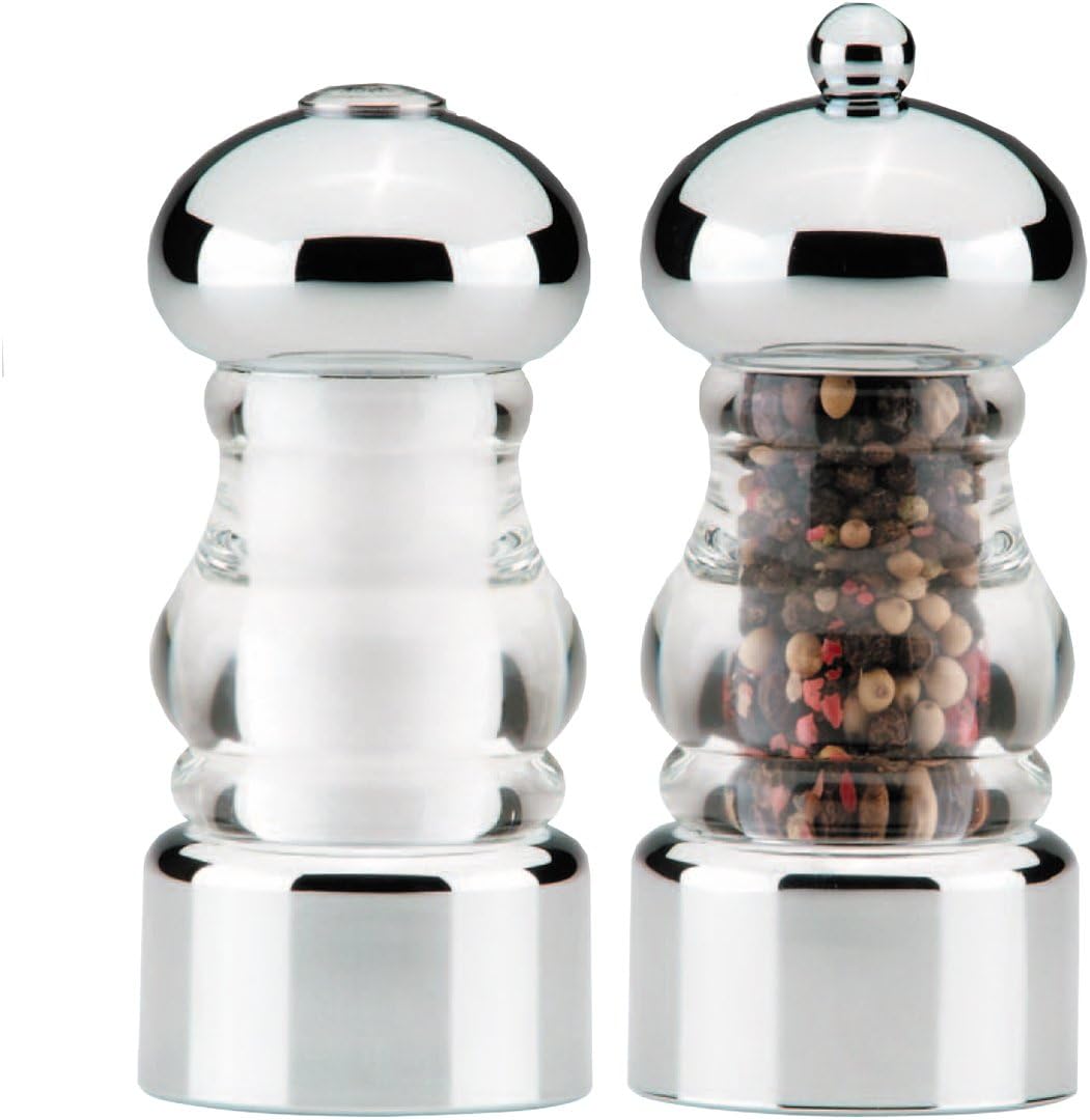 Chef Specialties 5.5 Inch Lori Pepper Mill and Salt Shaker Set