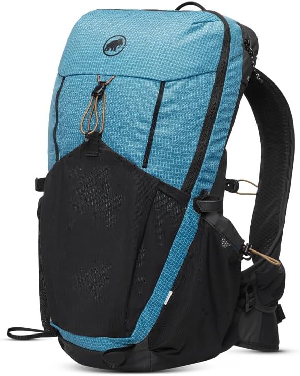 Mammut Ducan 22 – Unisex Outdoor Backpack for Hiking, Running, and Everyday Adventures, Silver Sage-Black, 22L