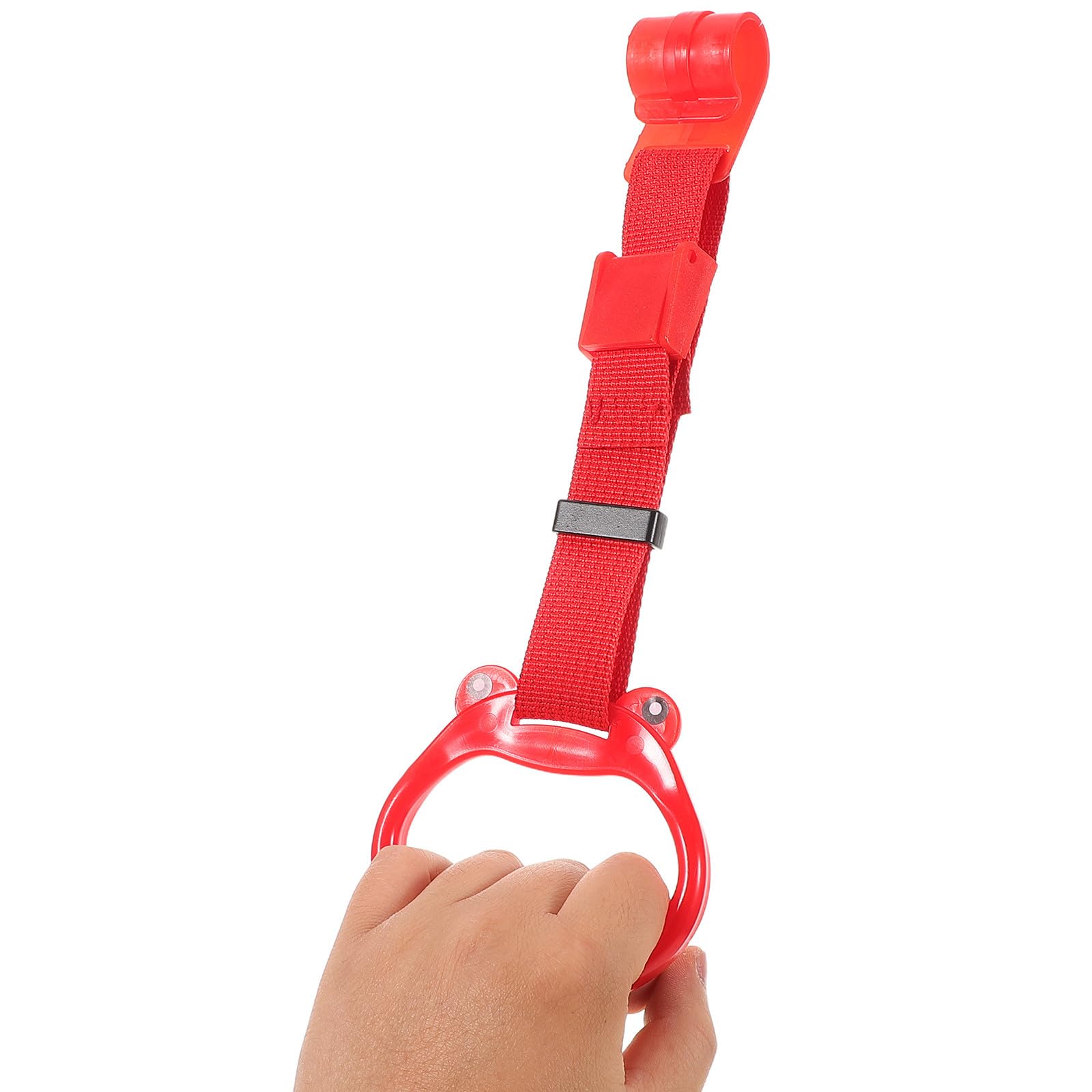 GARVALON Lot de 4 Anneaux de Traction Réglables pour Bébé Poignées Parc à Bébé en PP et Nylon Support Stable à Se Tenir Debout Marcher Accessoires d'apprentissage pour Tout-Petits Usage