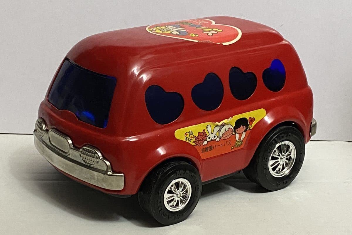 ハートバス　ブリキ他 Amazon | ネモト よい子のよいバス ハートバス 赤 レッド 昭和