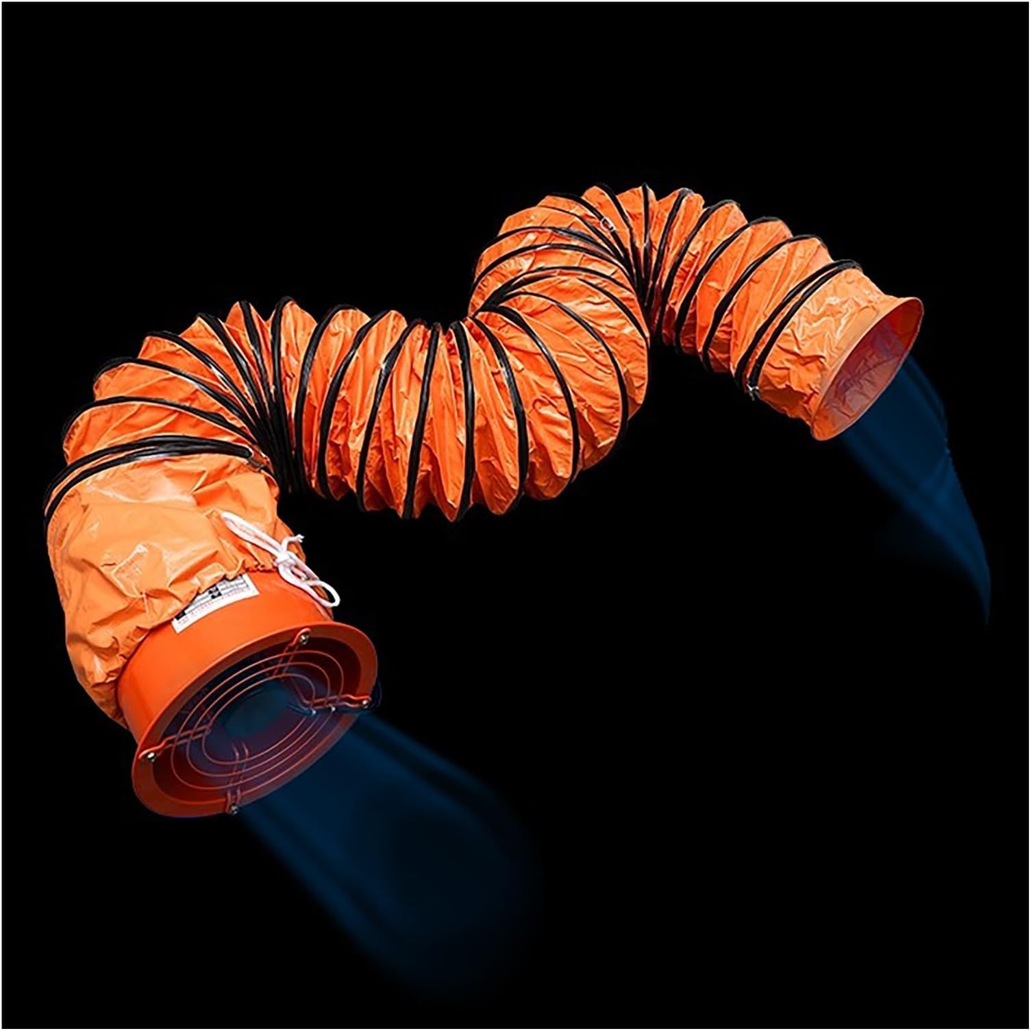 YLLFFLL 8 10 12 22 24 26 6 Flexible Duct Hose for Exhaust Fan Utility Blower, Portbale Telescoping HVAC Duct Adjustable Air Ducting, PVC Exhaust Vent Hose(Dia-700mm(27 1/2"),L-5m(16.4ft))