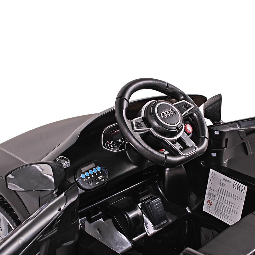 Bel - Carrinho Elétrico Audi TT RS 12V Preto glide