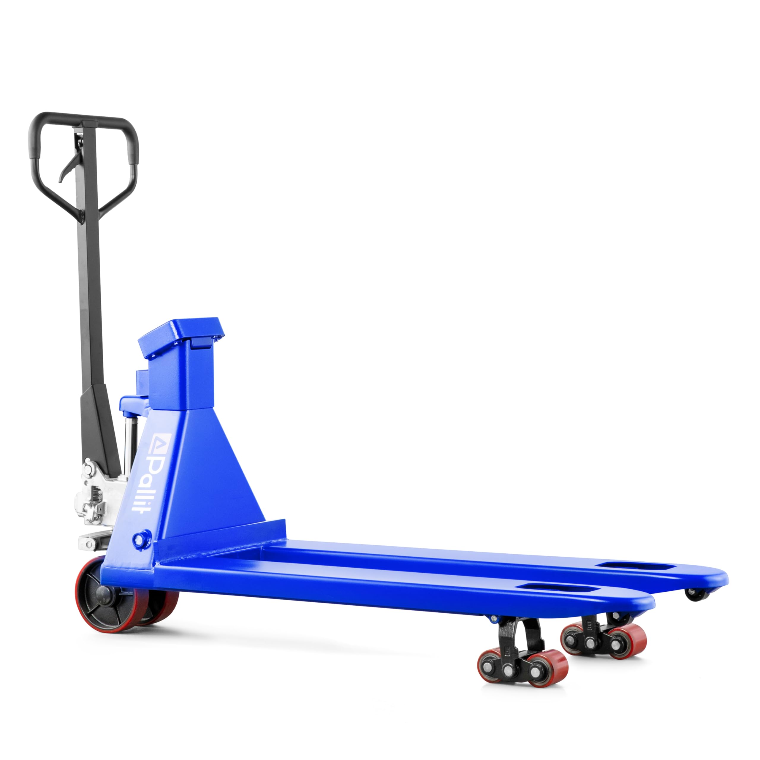 Pallit Transpallet Manuale con Bilancia Integrata SCALE+ | Portata 2500 kg | Pesatura 0,5 kg | Forche 1150 mm | Ruote in PU | Garanzia 5 Anni