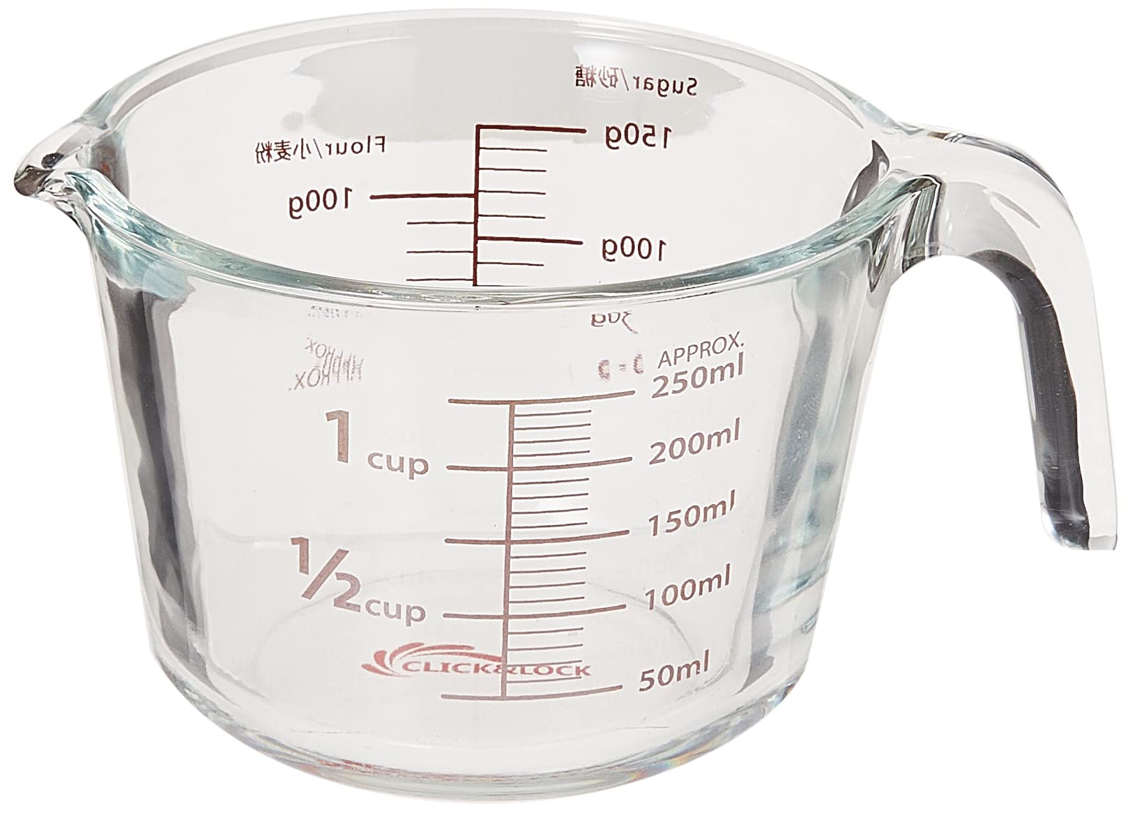 Terraillon Clicklock Glass Measuring Jug 0.25L