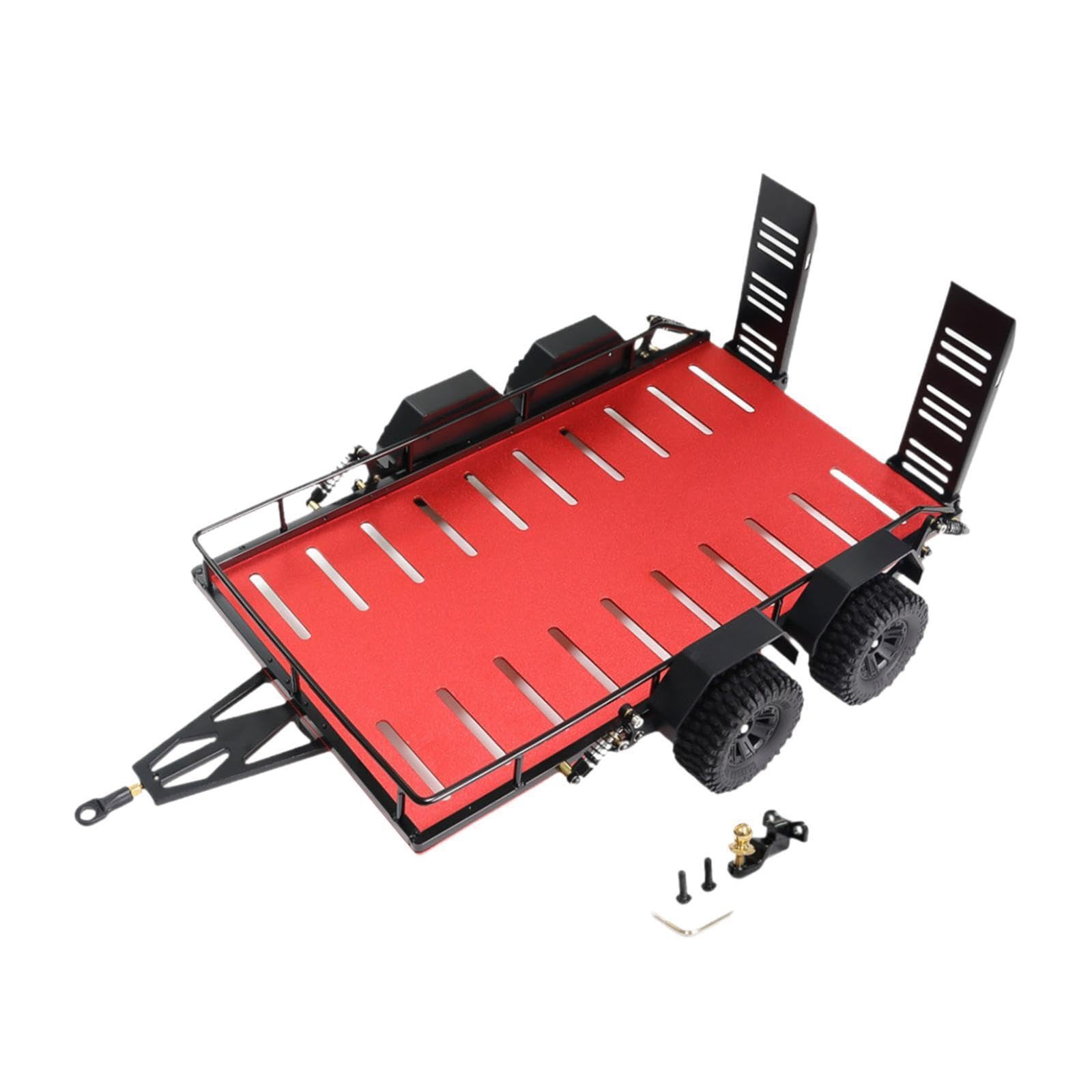 Rimorchio per auto RC con set di pneumatici, parti di ricambio | modelli di auto cingolate RC fai da te, utilizzabili a lungo termine