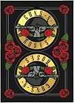 Bicycle Guns N' Roses Playing Cards, Features Iconic Guns N' Roses Band Designs, Black and Gold, 1 Deck