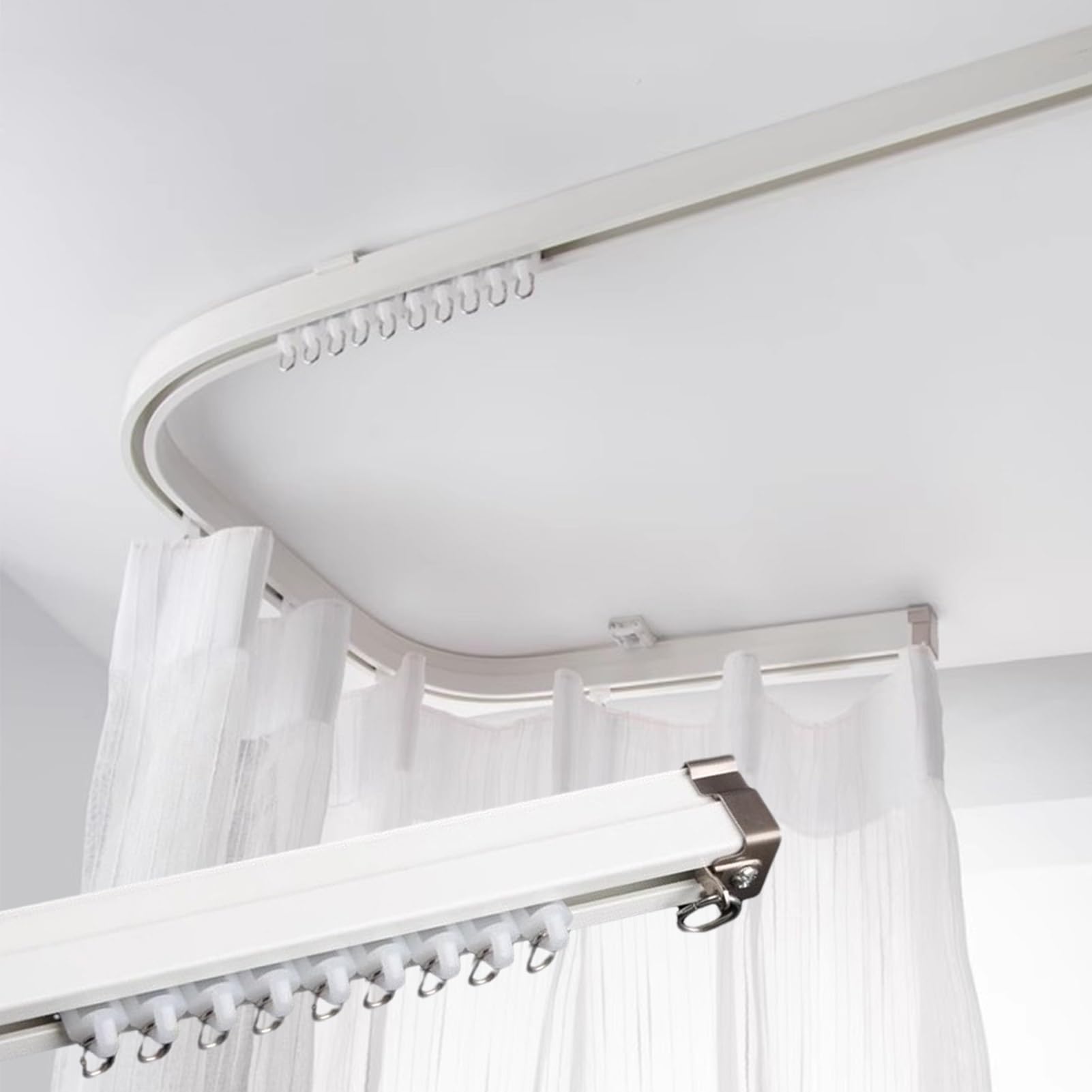 Camper Curtain Hardware 6 Pack Curtain Track Clip Set, Window Side