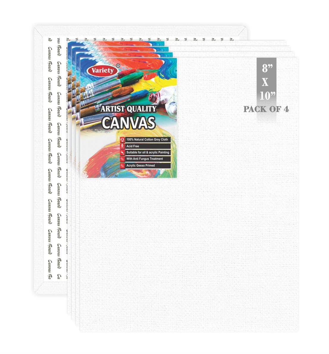 Variety Canvas: Premium Cotton Canvas Panels (Set of 2) -31