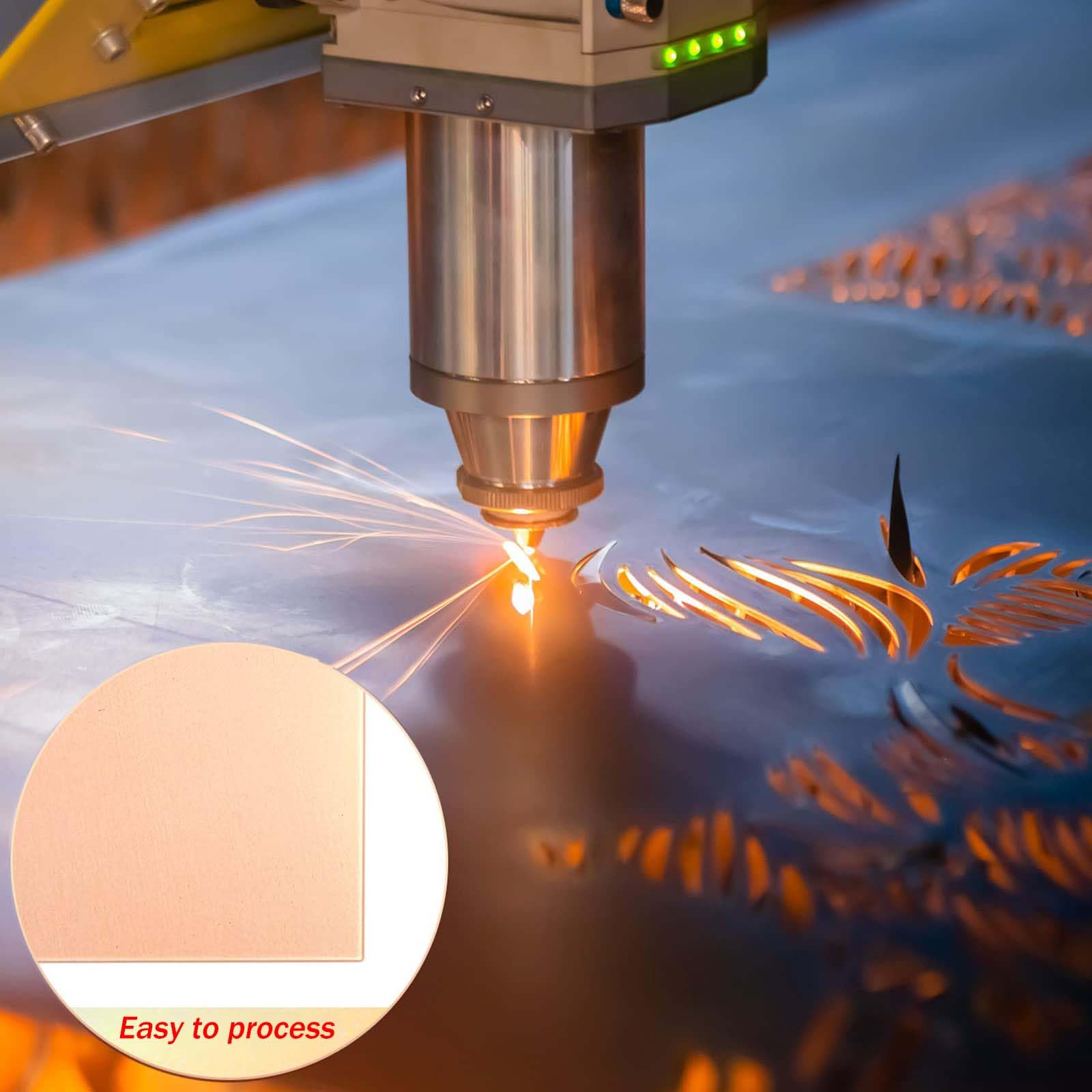 Lamiera Di Rame 99,9% Di Spessore 3 Mm, Fogli Di Rame con Pellicola Bifacciale Attaccata, Piastre per Lavori Di Artigianato, Riparazioni Elettriche, Lunghezza X Larghezza/200 * 200Mm
