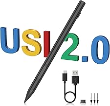 USI 2.0 Stylus Pen for Chromebook & Google Pixel Tablet - Amazon Fire Max 11 Tablet, Lenovo Chrome Book Duet, Acer Chromebook Spin 314, HP, Google Pixel Tablet Stylus, 4096 Pressure USI Stylus Pen