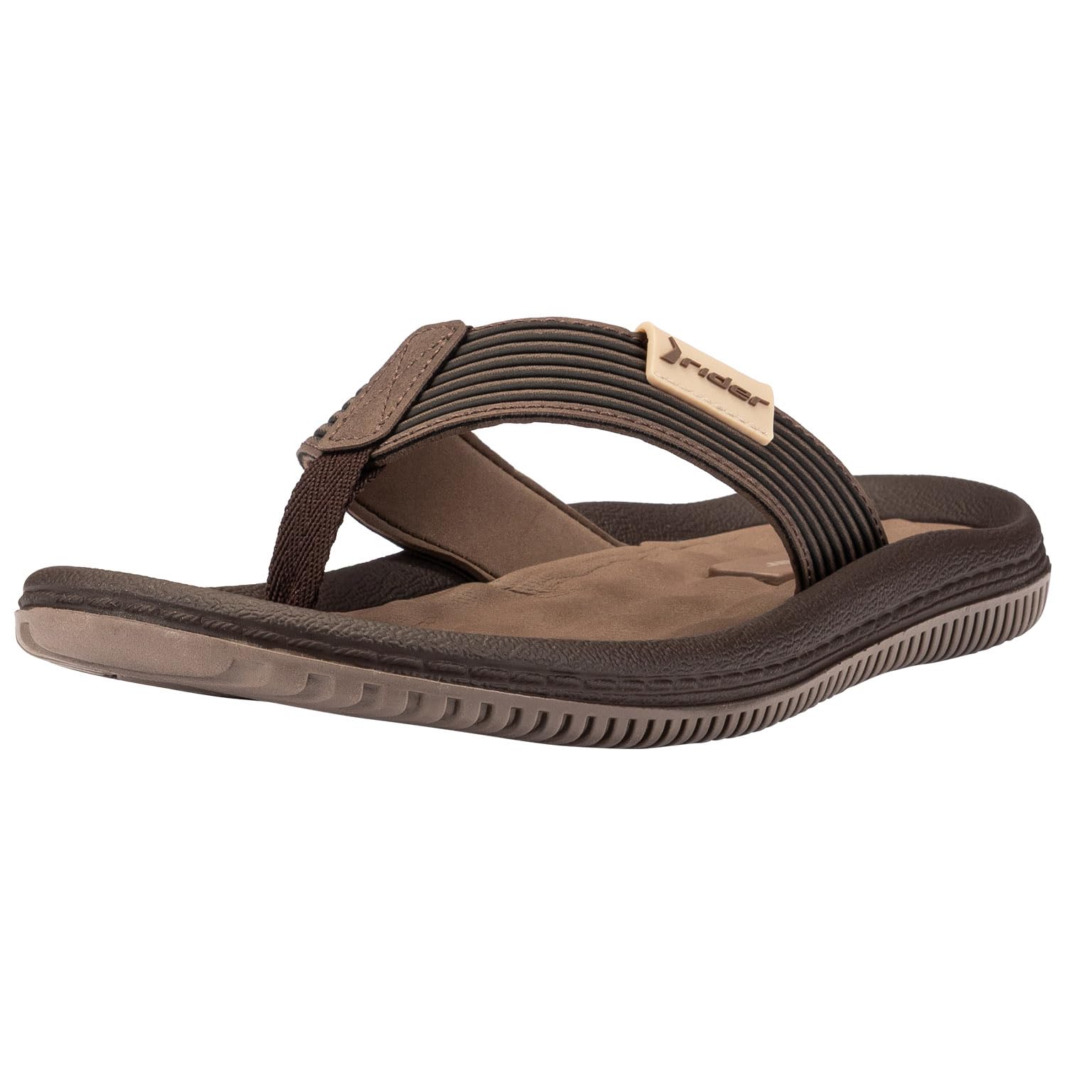 RIDER DUNAS VII AD - Flip Flop für Herren - bequem - rutschfest, BROWN/BROWN/BEIGE, 43