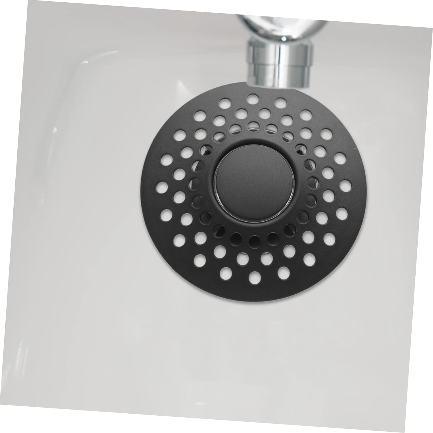 jojofuny 2pcs Bathroom Sink Stopper Bathtub Drain Plug Hair Catcher for Drain Easy to Clean