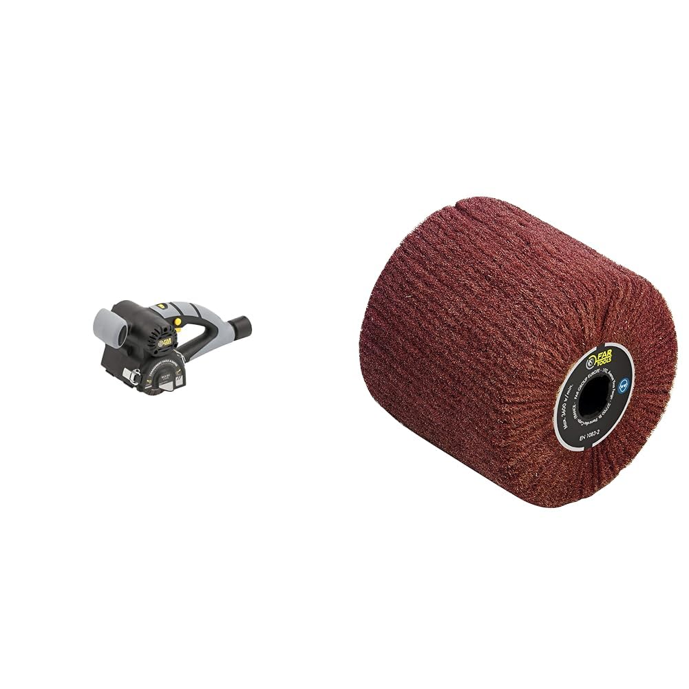 Rénovateur Fartools REX 80 pour décaper le bois avec brosse synthétique 110873 haute densité