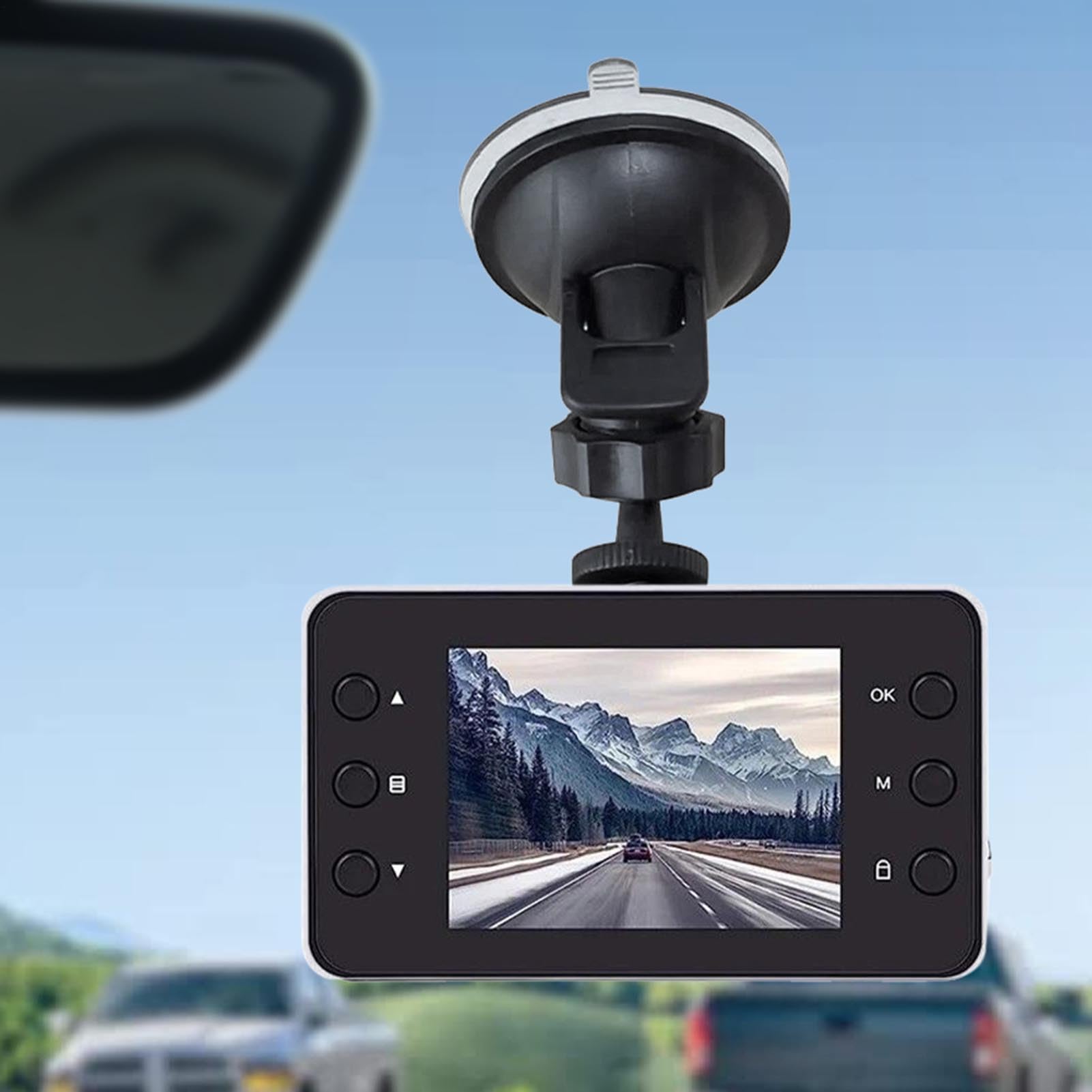 Dashcam Avant et intérieur – Caméra embarquée 3 canaux – Vision Nocturne sans Fil Smart 1080p Enregistreur de Conduite pour la sécurité du véhicule, Route de Camion, Sauvegarde