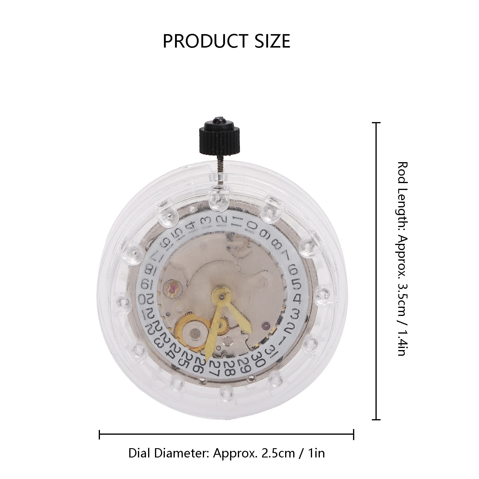 Sostituzione del movimento, kit di riparazione dell'orologio Parti dell'orologio meccanico Movimento dell'orologio da polso meccanico per negozi di riparazione di orologi per riparatori per