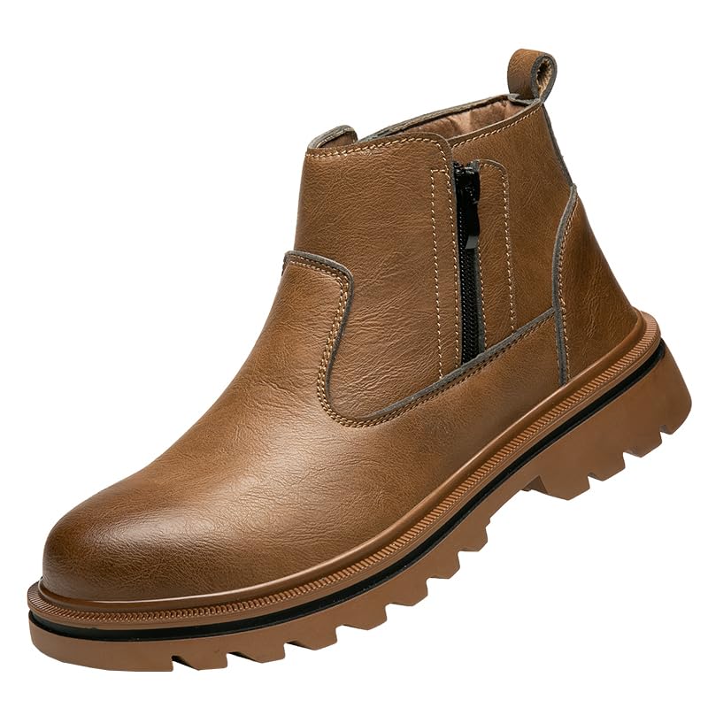 CORANSBER Steel Toe Boots for Women Lightweight Safety Boots waterproof Construction Steel Toe Shoes woman Composite work Boots