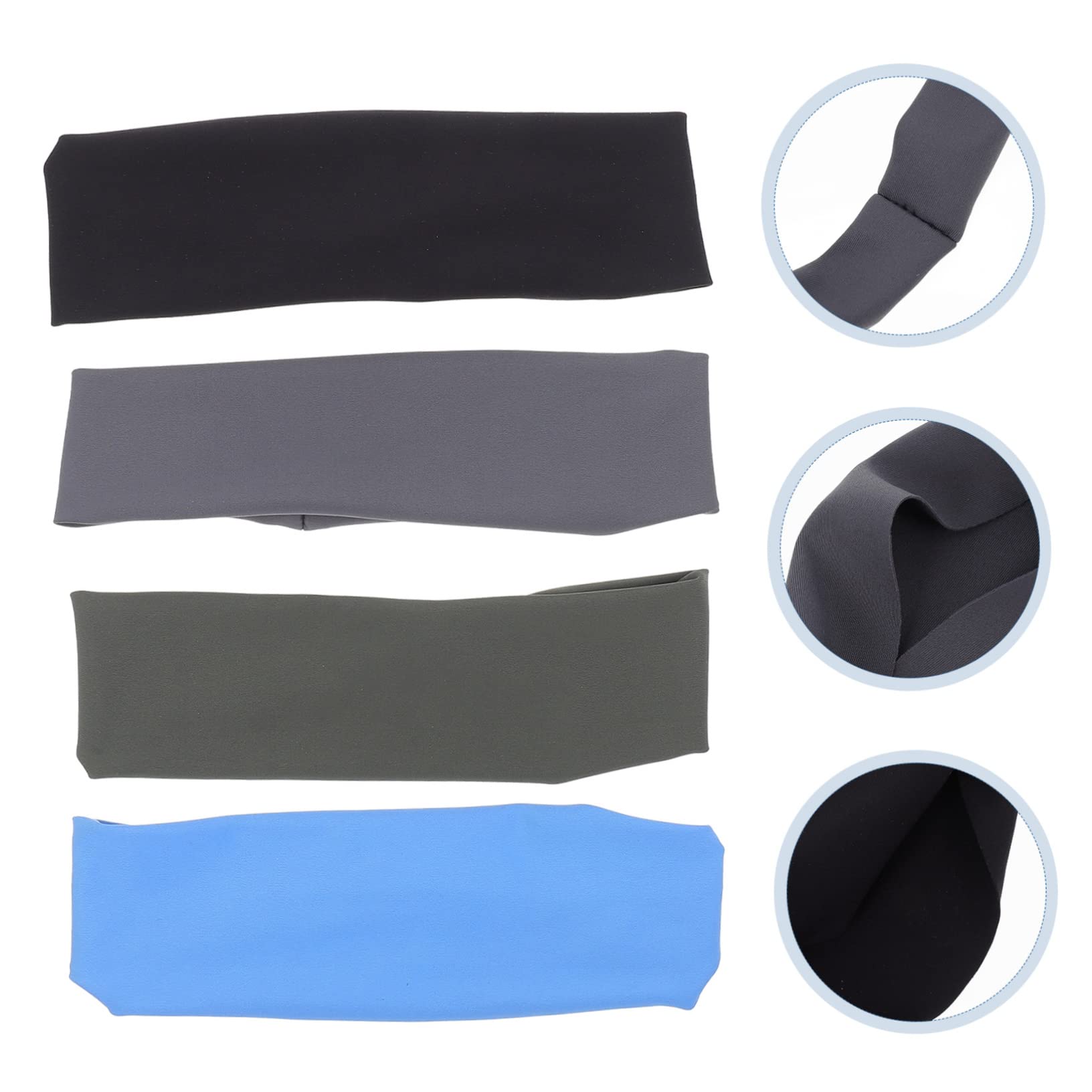16 Piezas Diadema Deportiva Diadema De Entrenamiento s Antideslizantes De Tenis Unisex. Banda Elástica para El Sudor Corriendo s Venda Poliéster