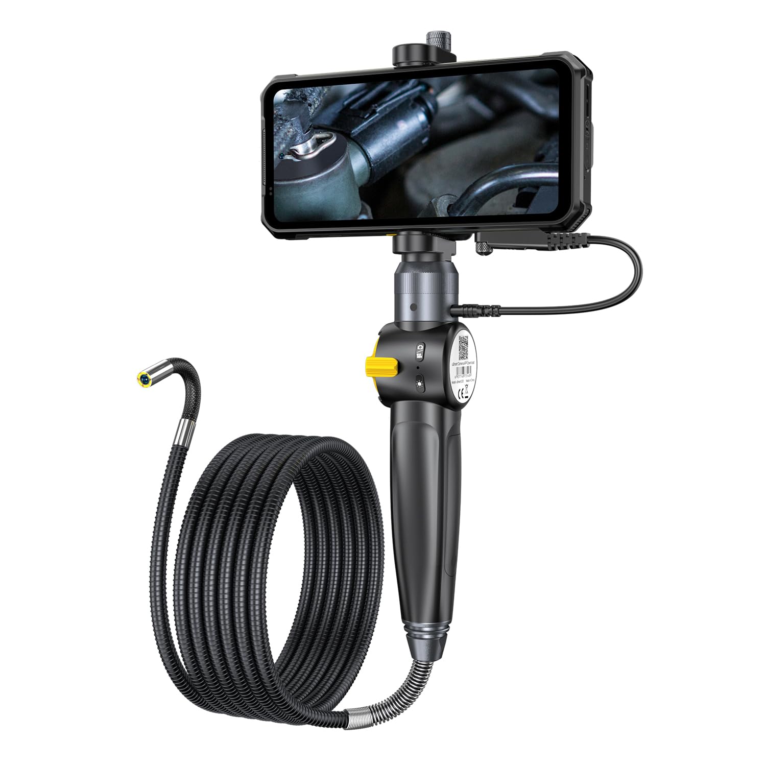 Ulefone uSmart E03 Endoscopio Bidireccional Giratorio 180°, para Ulefone Armor 34 Pro/33/33 Pro/30/30 Pro/29 Ultra/29 Pro/28 Pro/28 Ultra/27T/27T Pro/26 Ultra/19/19T/18/18T