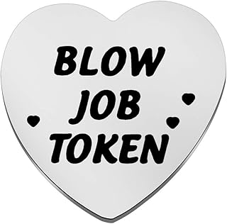 Funny Token for Boyfriend Husband Valentines Day Heart Token Sex Game Token Gift Naughty Gifts for Him