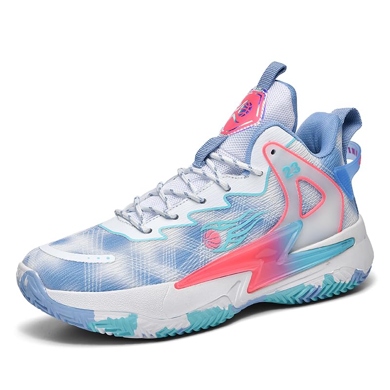 Image of Basketball Shoes for Womens and Mens, Breathable Non Slip Outdoor Casual Unisex-Adult Fashion Sneakers