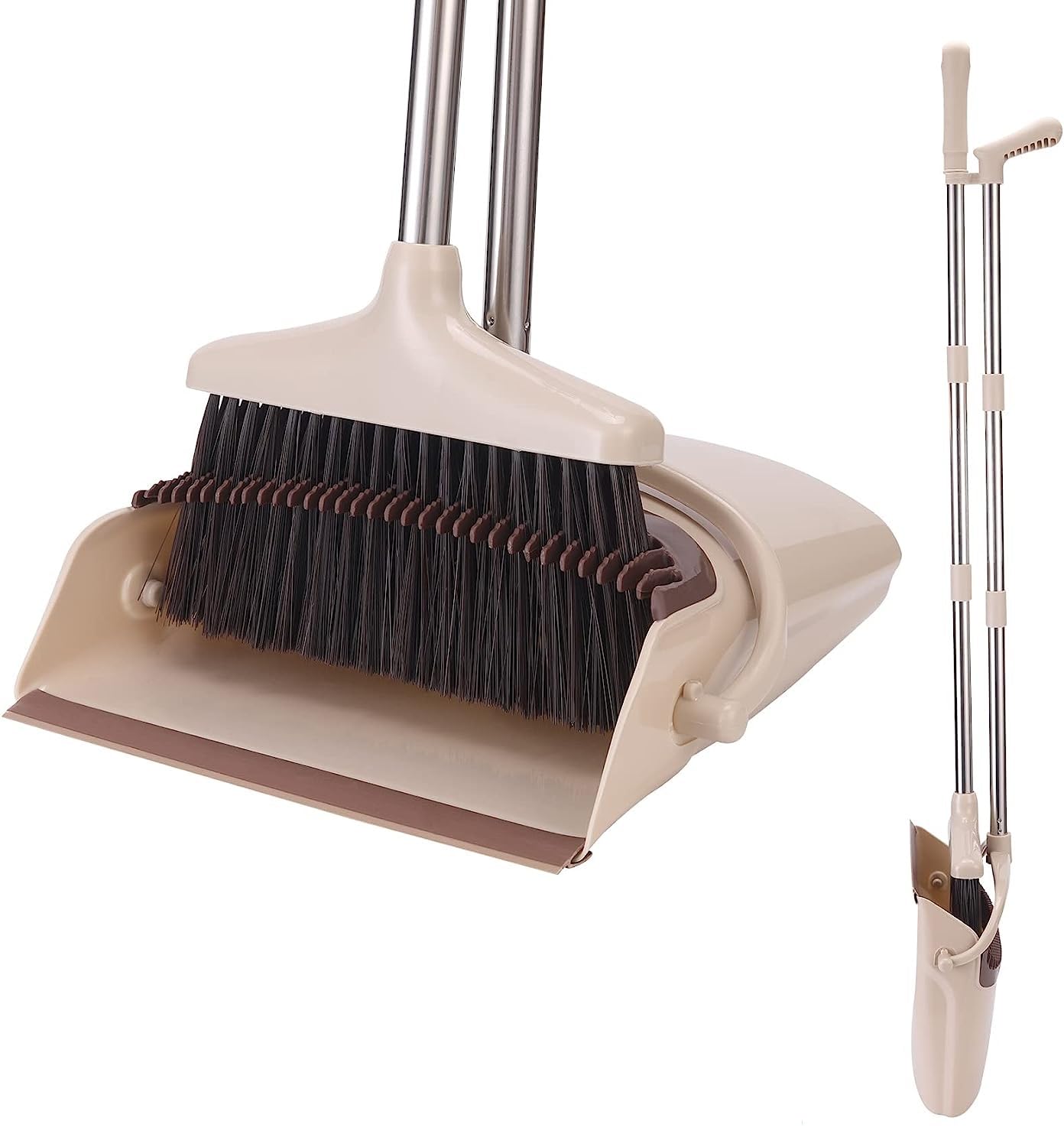 Riveira Broom and Dustpan Set, Broom Dust pan, Dustpan with Long Handle, Broom with Dustpan, Broom and Dustpan Set for Home, Dustpan Comb, Broom with Dustpan Combo Set (B0CRTJNVMC) Amazon Price History, Amazon Price Tracker