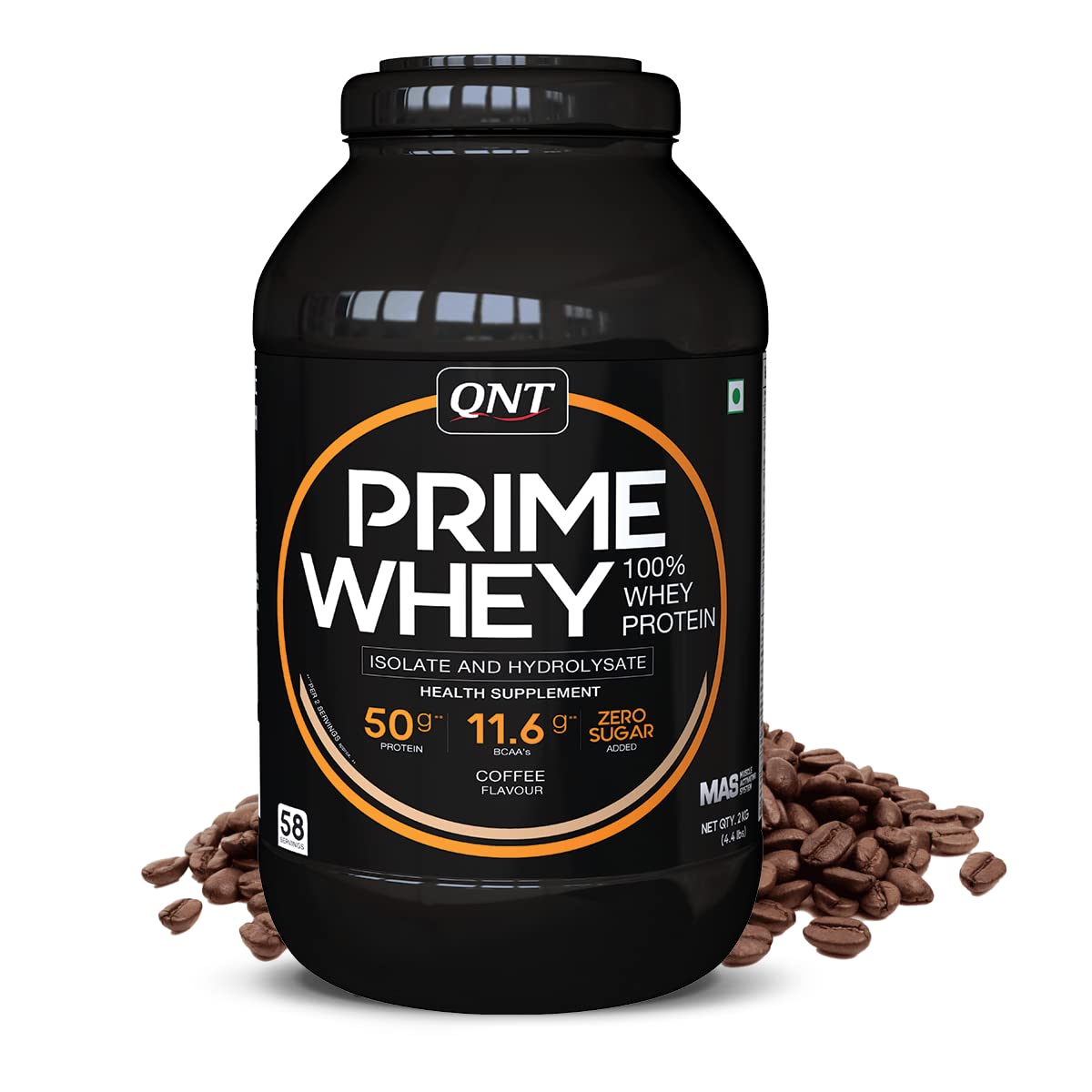 Buy QNT Prime Whey, 100 Whey Protein with whey Isolate & Hydrolysate