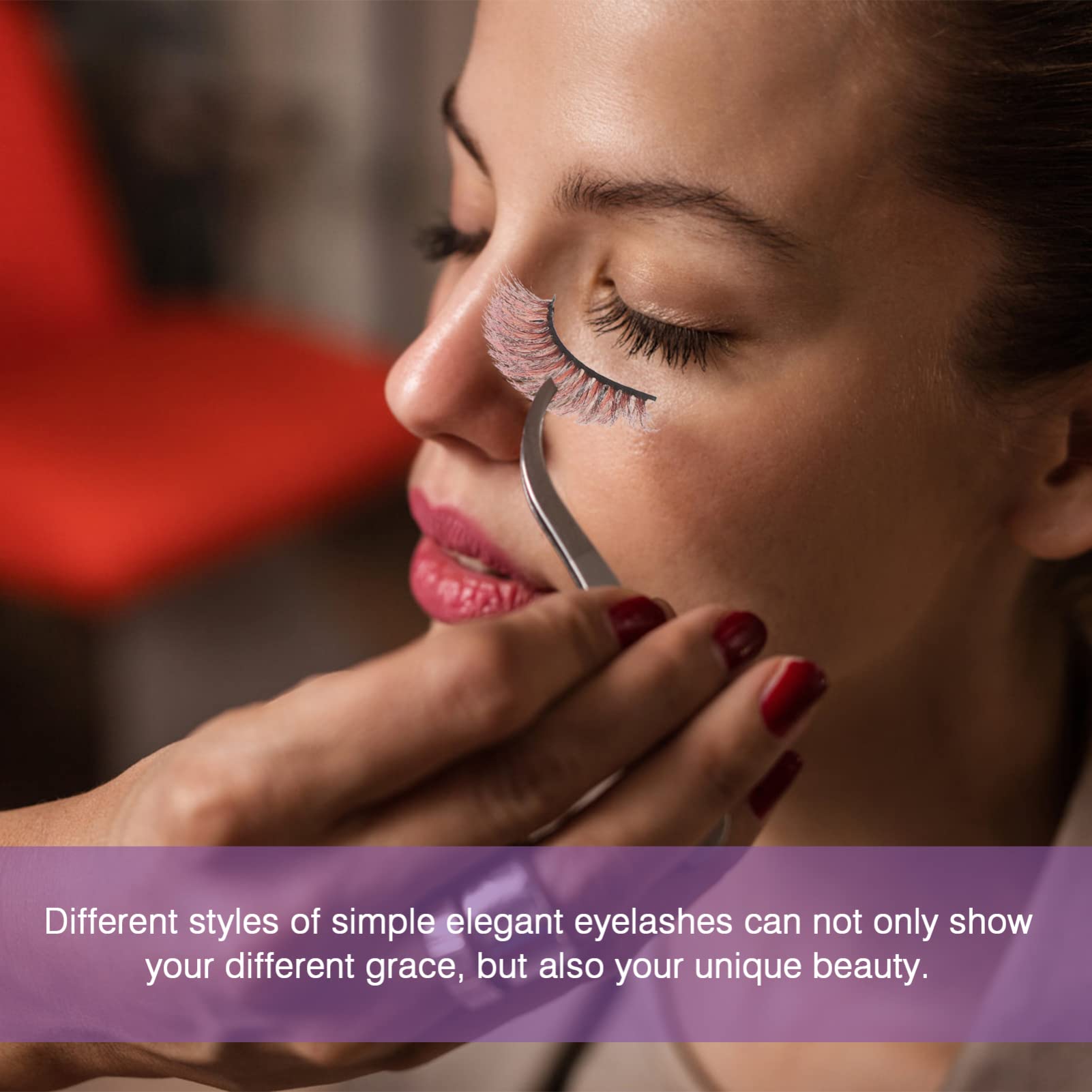 Housoutil 25paare Bunte Fake Eyelashes Für Cosplay Und Partys Leichte Wiederverwendbare Wimpern Für Natürlichen Look Und Vielseitige Anlässe Wie Halloween Fotoshootings Und Mehr
