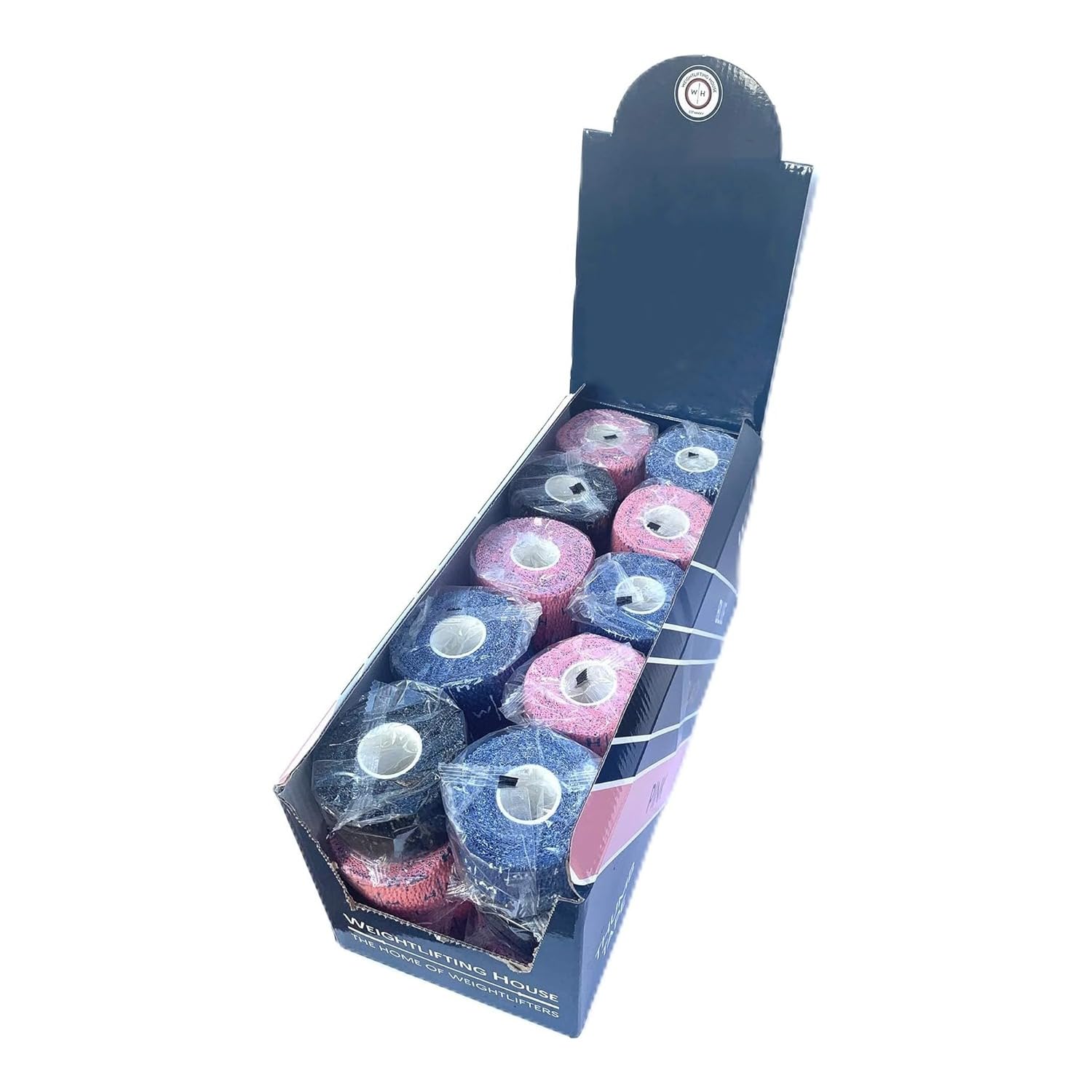 Weightlifting House thumb tape - athletic grip tape - extra adhesive workout hand tape for weightlifting, hook grip and lifting weights 7 m / 23 ft/roll.