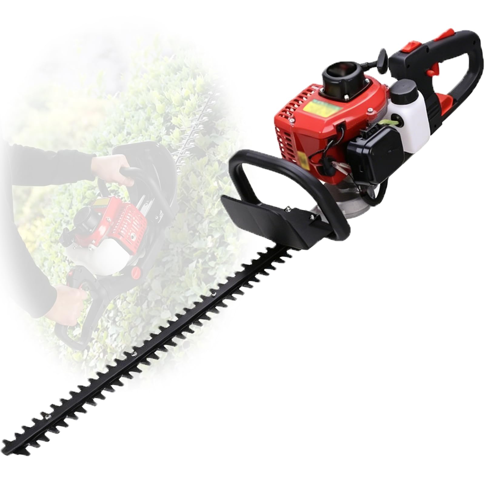 Taille-haie à essence 2 temps léger anti-vibration aménagement paysager