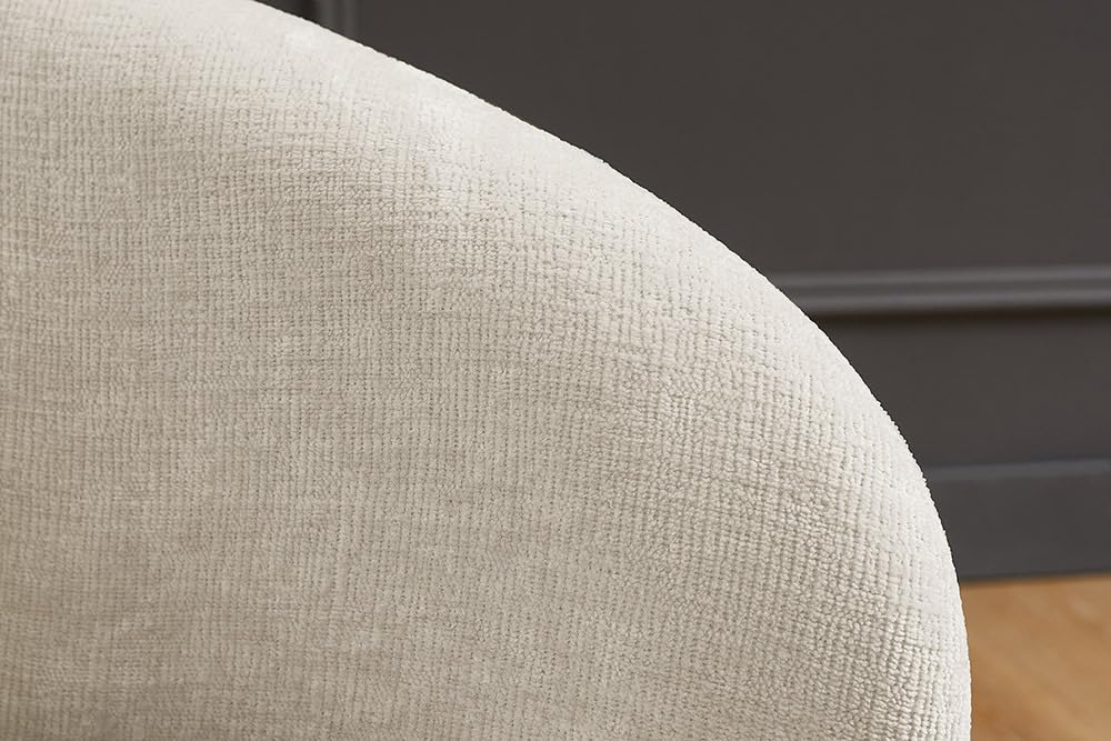 Riess Ambiente Drehbarer Design Sessel - beige - Bossa NOVA Chenille