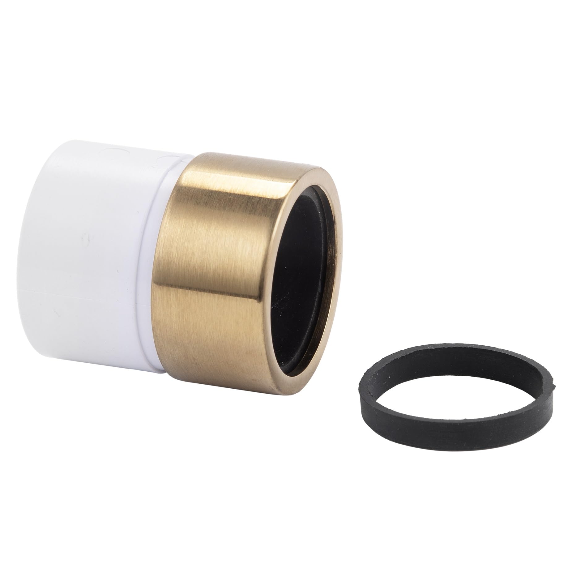 Mcalpine Straight Connector ABS To Brushed Brass For Longevity And Reliability