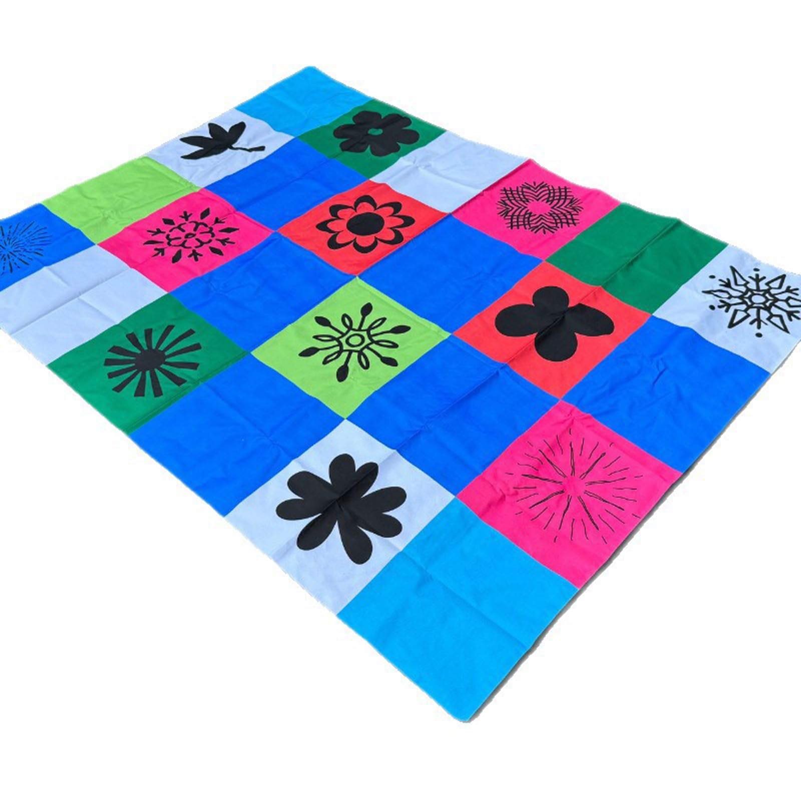 Couverture de pique-nique imperméable XL tapis de plage patchwork pliable