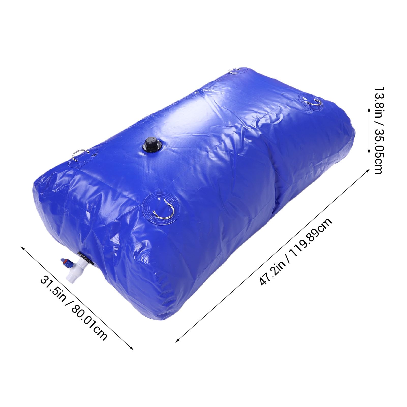 AMONIDA Sac à Eau d'urgence 87 Gal Pliable, pour Secours