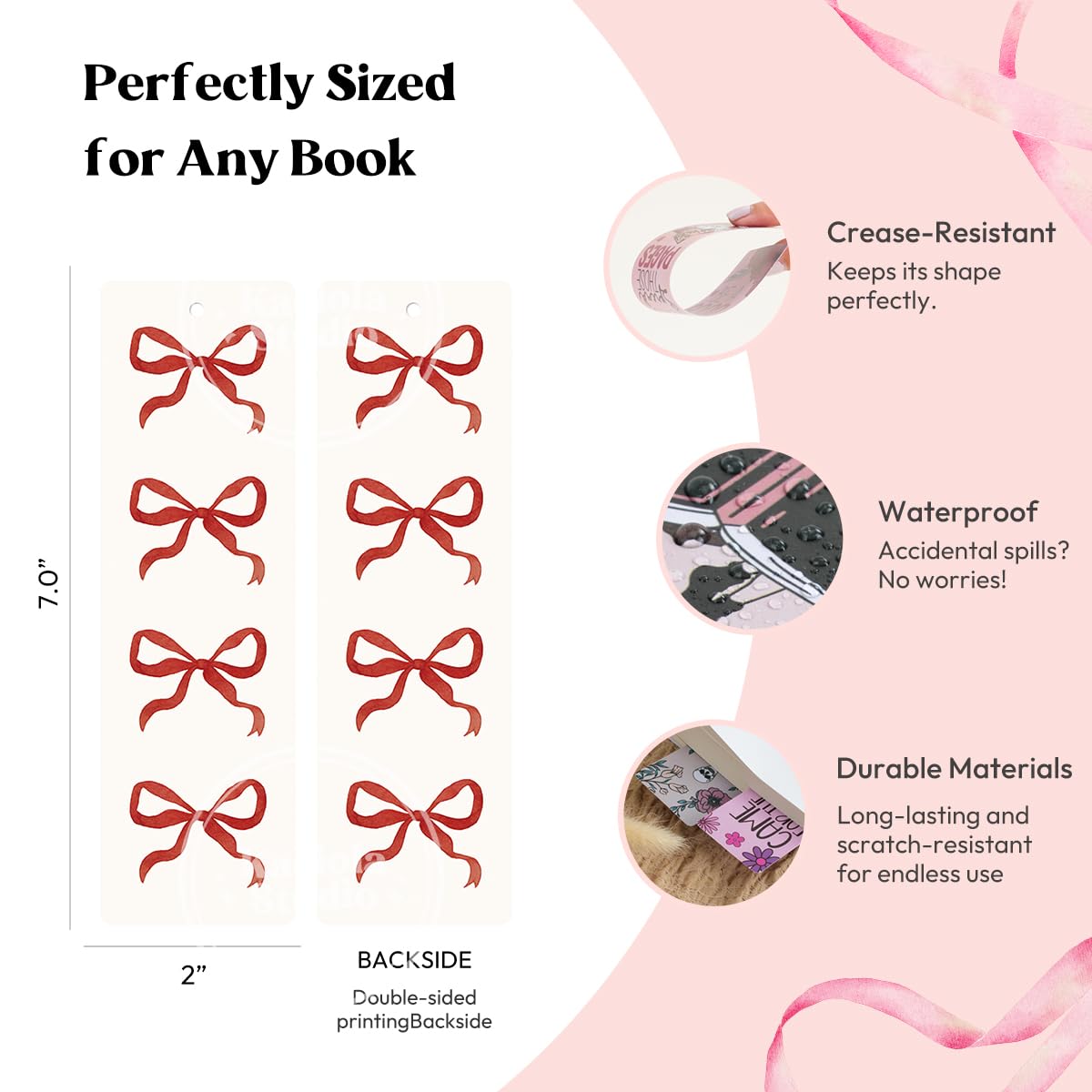 Kaciola Studio 10 PCS  Bookmarks,Funny Bookmarks for Women,Double Sided Cute Romance Booklover Gifts,Book Lovers Gifts for Romance Reader Friends Girls: Sassy