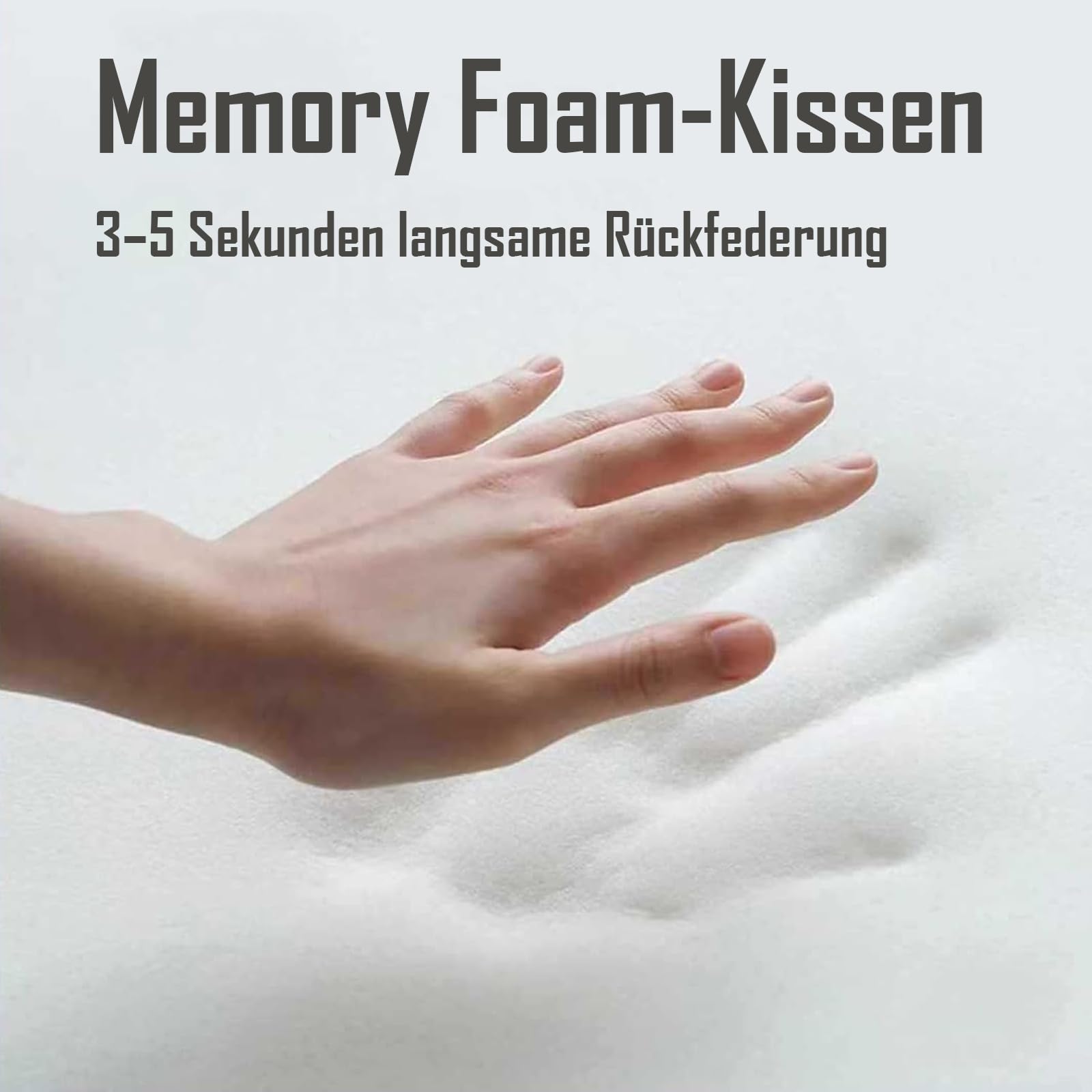 Die Erleichterung, Auf Die Sie Gewartet Haben, Kissen, Ergonomisches OrthopäDisches Kissen mit Konturierter UnterstüTzung füR Seiten, RüCken, und BauchschläFer (Weiß)