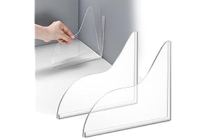 UIOCSSC Splashguard Bathtub Shower 2 Pack Self-Adhesive Silicone Water Splash Guards