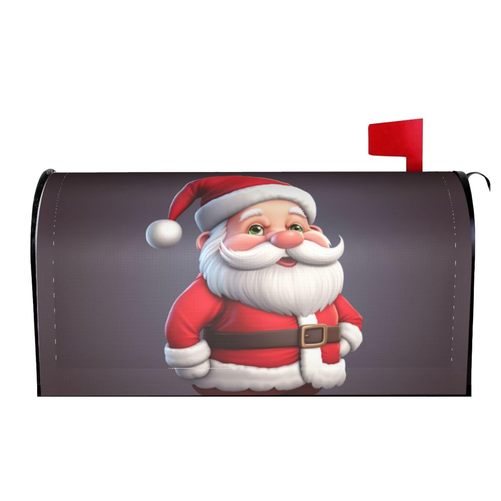 Spring Summer Mailbox Covers Magnetic Letter Post Box Cover Christmas Santa Mailbox Wrap Decoration Mailbox Post Cover for Garden Yard Outside Welcome Decor 21x18 in