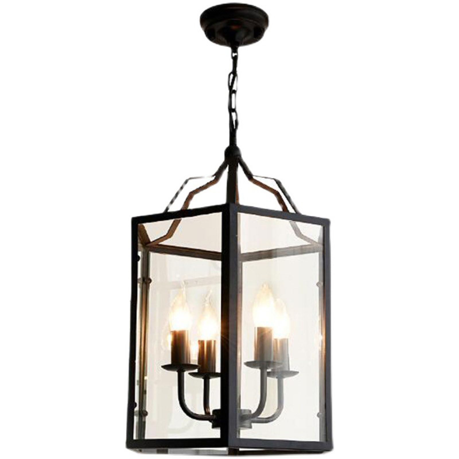 Lampada a sospensione industriale a 3 teste, gabbia in metallo nero opaco, stile rustico, lampadario geometrico a sospensione per isola cucina, sala da pranzo e aree reception.