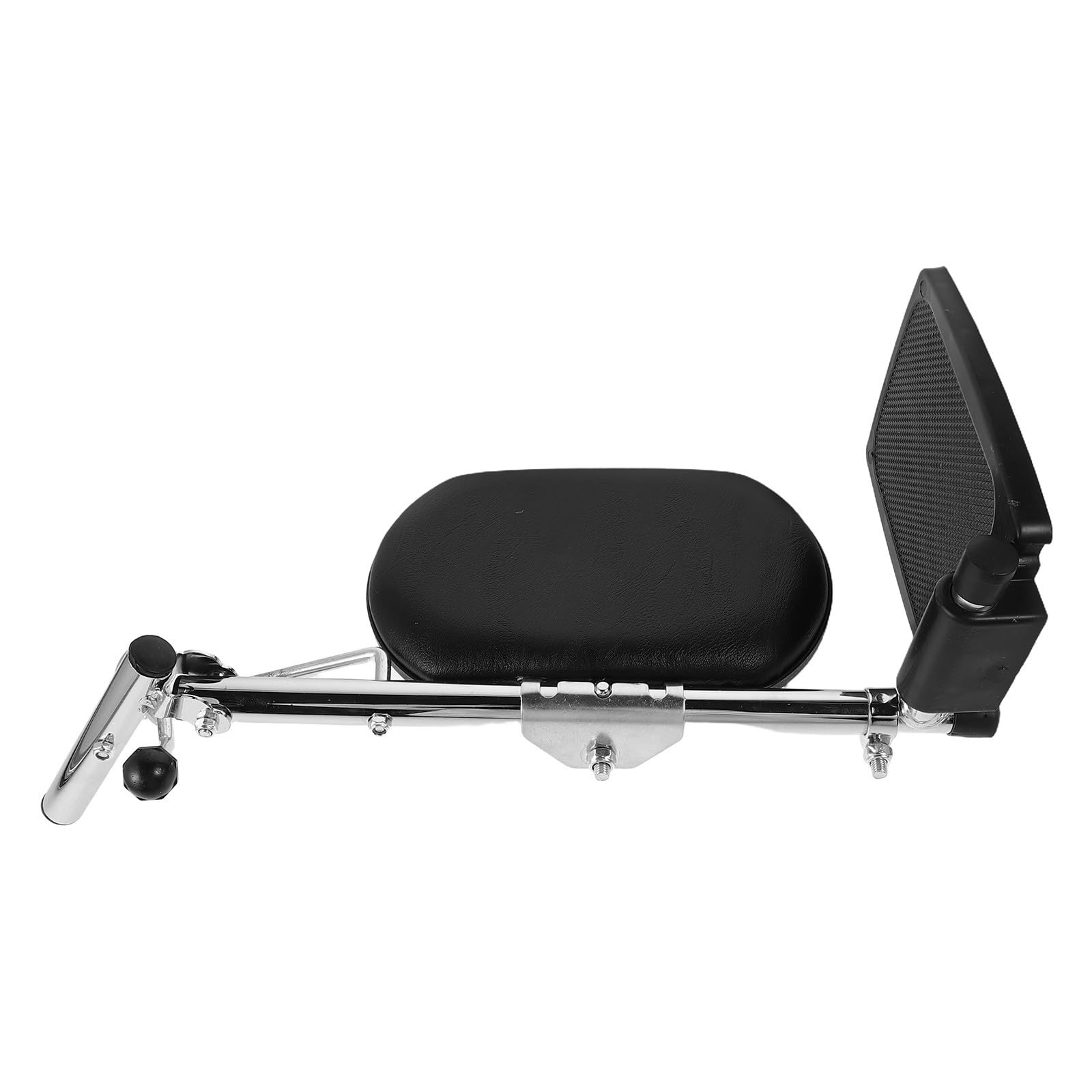 Reposapiés de Silla de Ruedas Extraíble Soporte Acolchado Negro