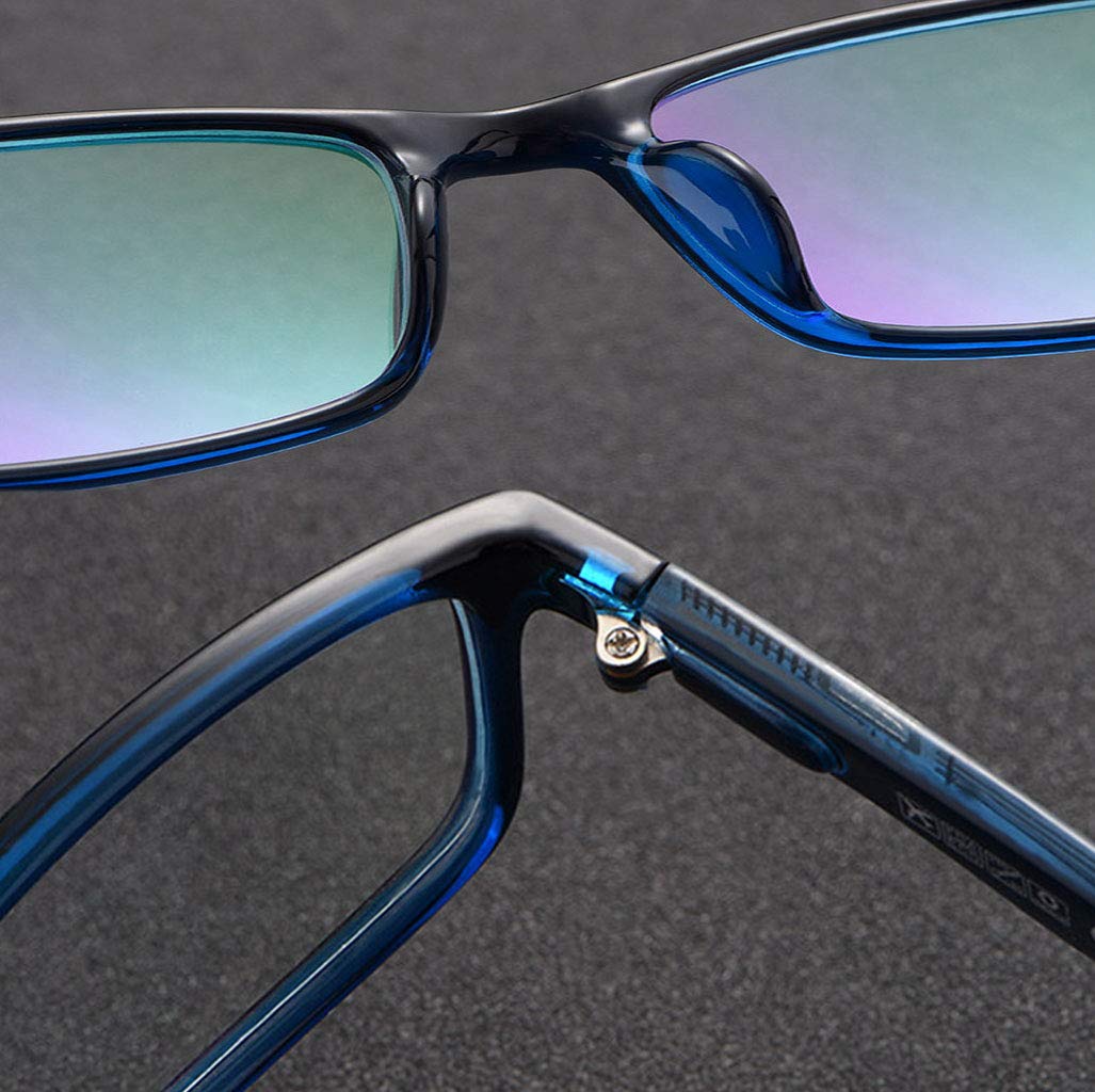 Occhiali Anti Luce Blu Occhiali Anti affaticamento degli Occhi Occhiali da Lettura Occhiali da Vista con Montatura Leggera for Uomo e Donna (Color : Black, Size : +3.5d)