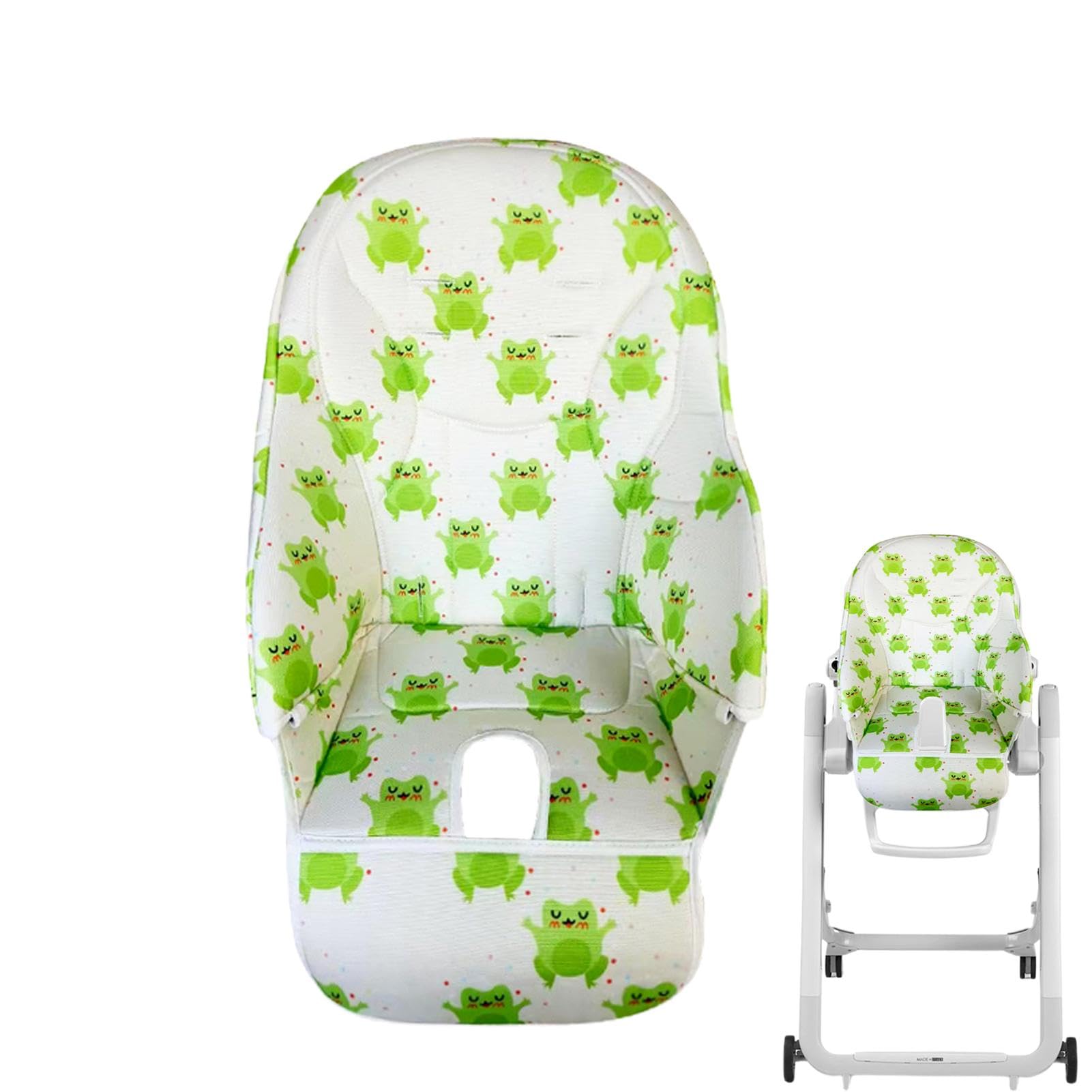 Baby High Chair Cushion, Baby Dining Room Chair, Baby Dining Room Chair Seat Cushion, PU Leather High Chair Seat, Replacement for Peg Perego Siesta Zero3 Baoneo