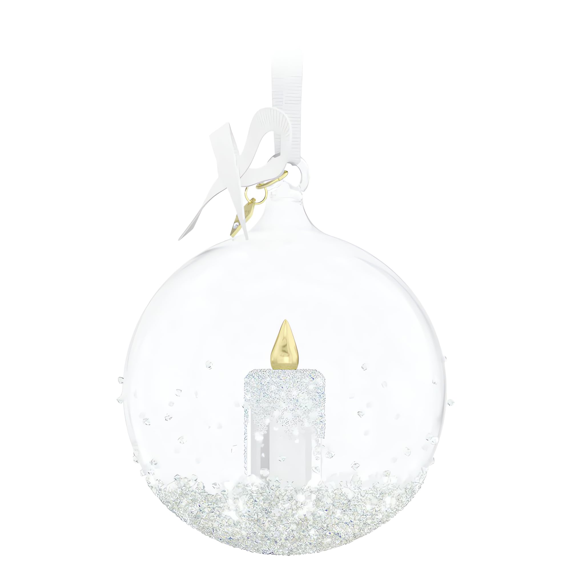 Amazon.co.jp: Swarovski Crystals Ball Ornament - Gold-Tone